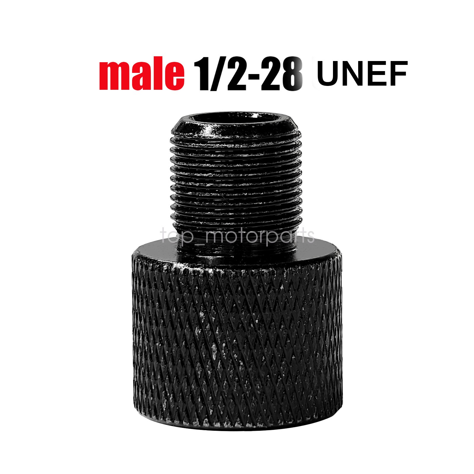 New Threaded Adapter Female 1/2-20 UNF F To 1/2-28 UNEF Male Accessories 1 BLK