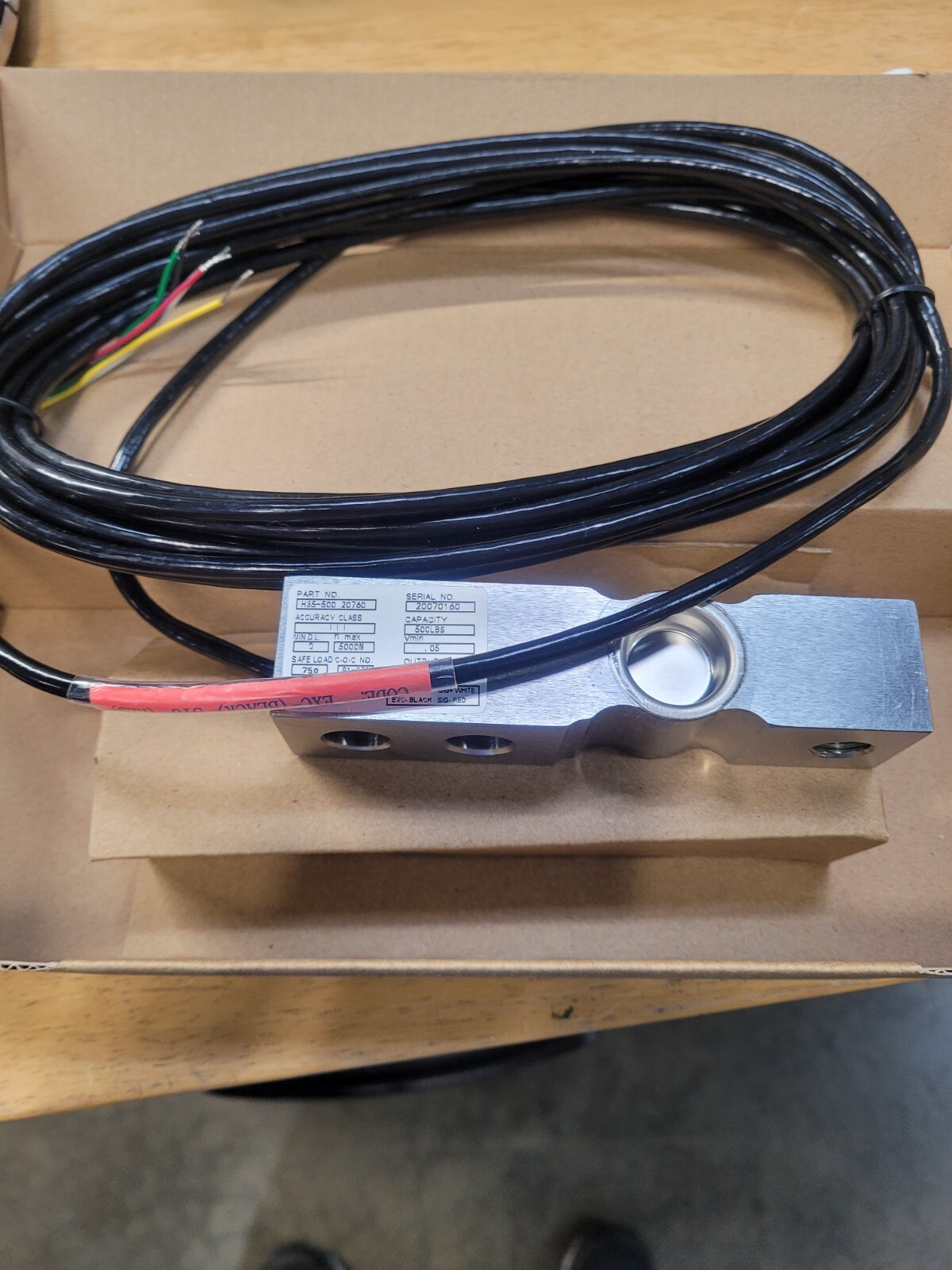 H35-1000 20761 HBM interchange load cell NEW