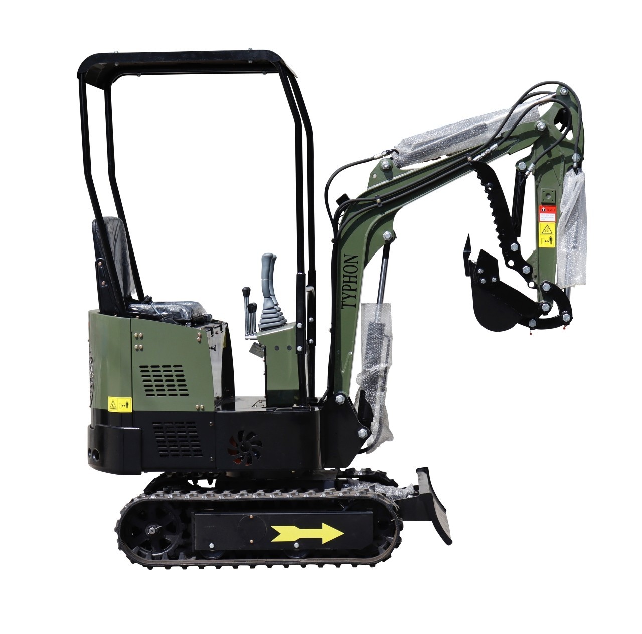 TYPHON TERROR X STORM 1Ton Mini Excavator 13.5hp B&S USA Canopy w 13 Attachments