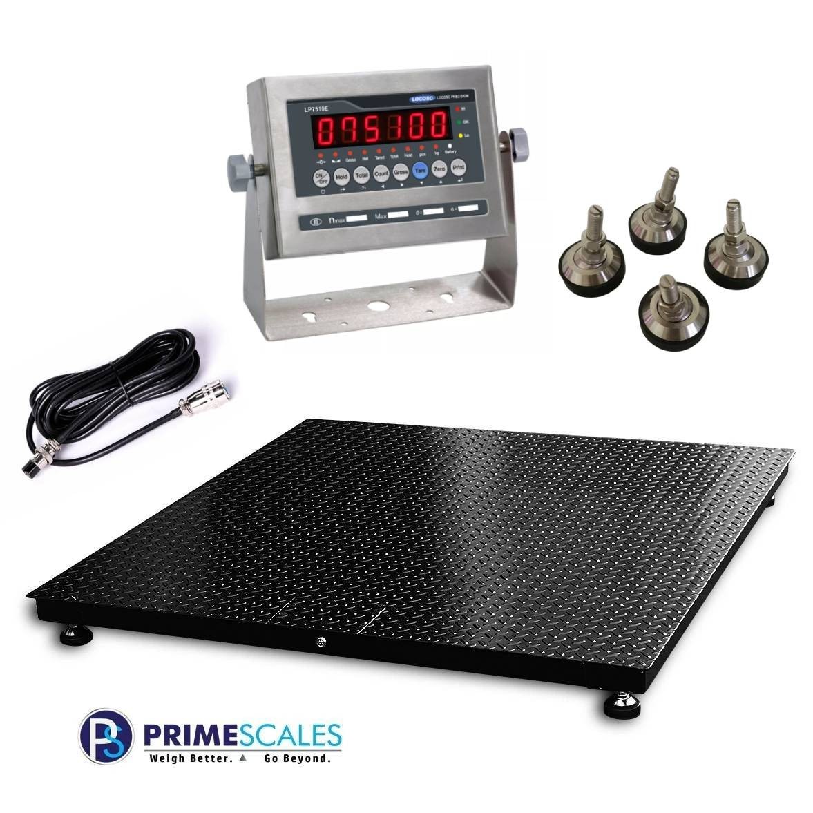 NTEP 800 lb x .2 lb 4×5 48″x60″ Pallet Floor Scale Indicator Legal 4 Trade