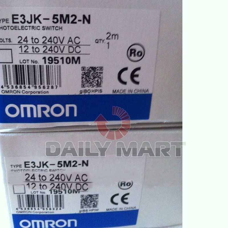 OMRON E3JK-5M2-N (E3JK5DM2-N & E3JK-5L-N) Photoelectric Switch New in Box NIB