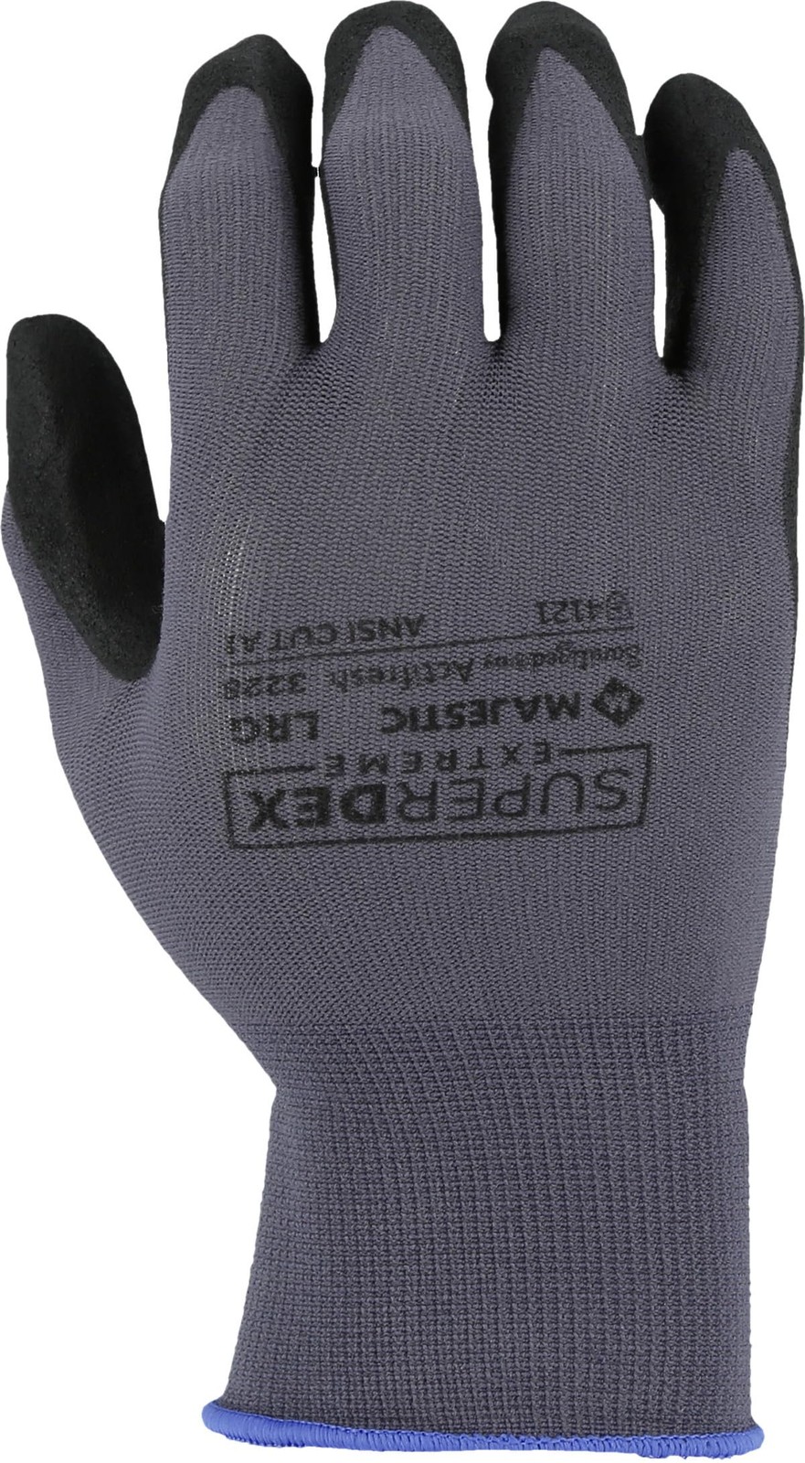 Majestic 3228 Industrial Glove Micro Foam Nitrile Palm Nylon Medium 12PK