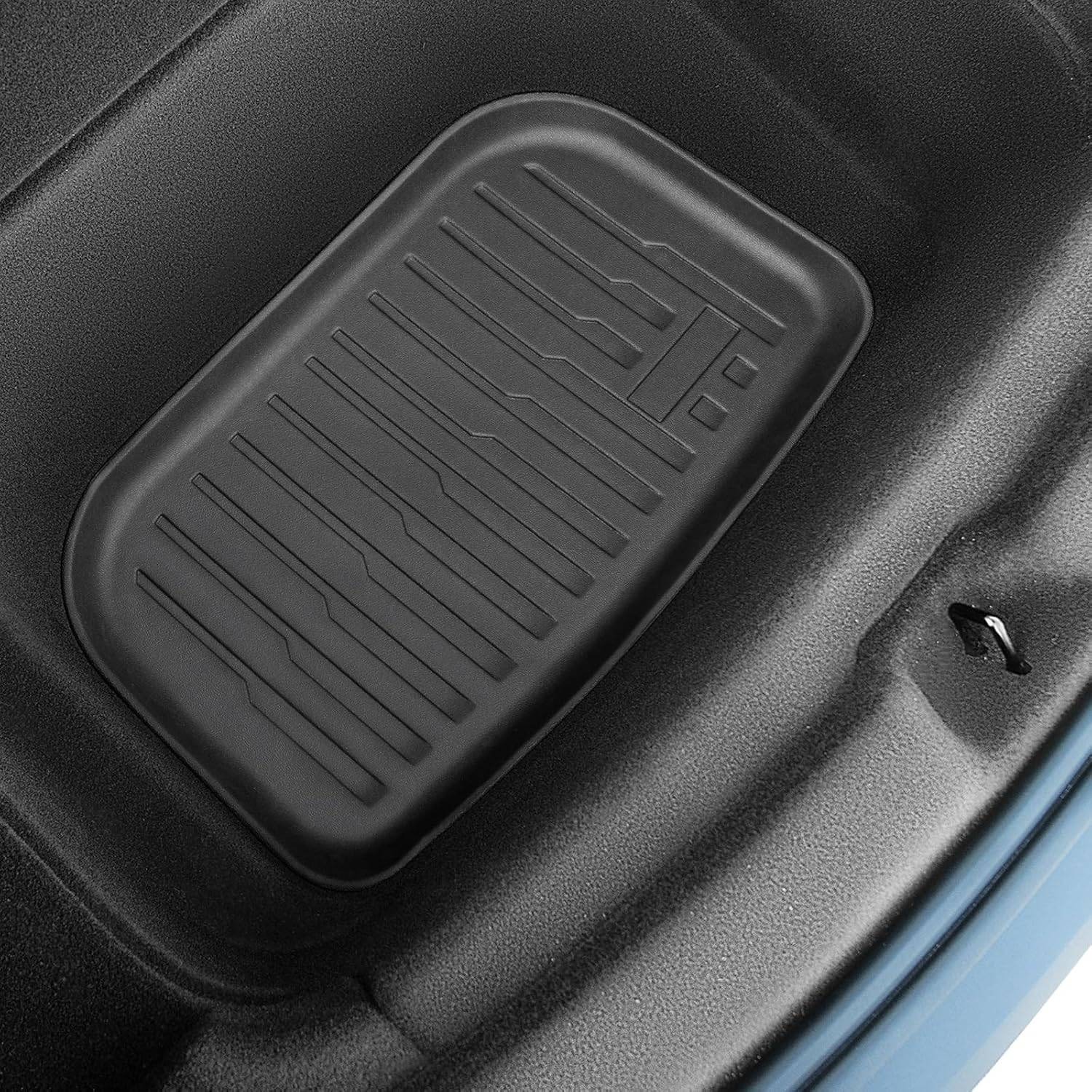 LOZUZ Tesla Model Y Floor Mats TPE Premium Car All Weather Floor Liners 6 pcs