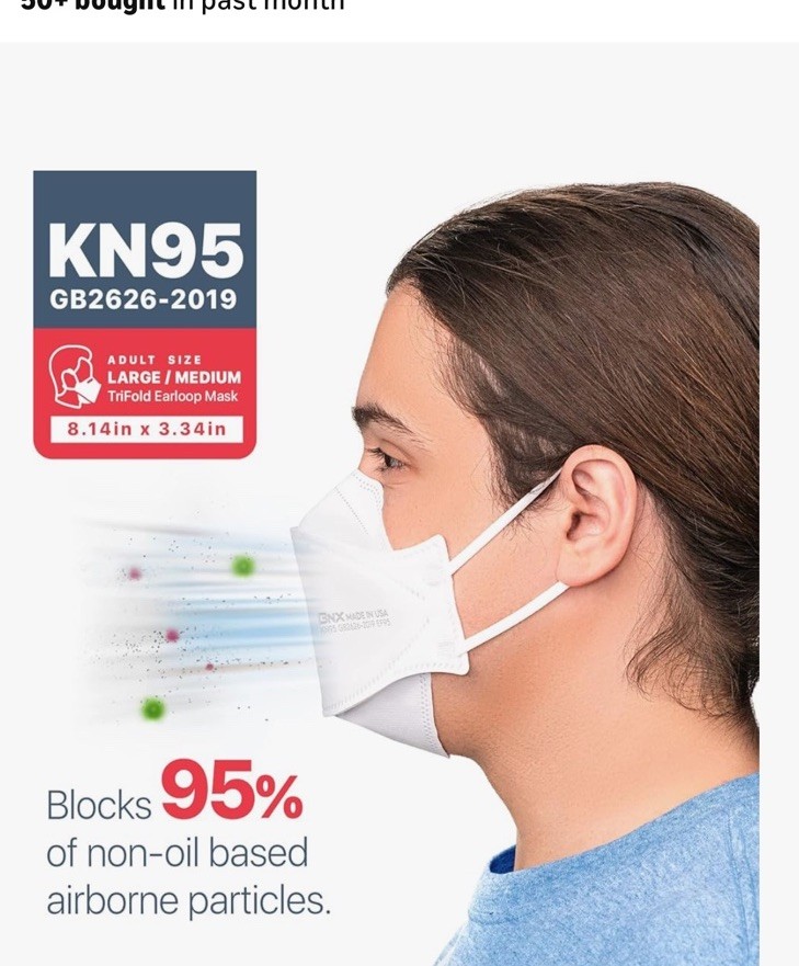 BNX Converting EF95 KN95 Masks Use By 04-2027