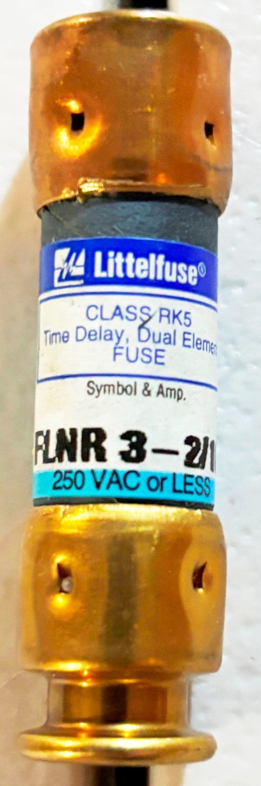 Littelfuse FLNR 3 2/10 Fuse; Time Delay; 3.2A; Lot Of 6, New-No Box