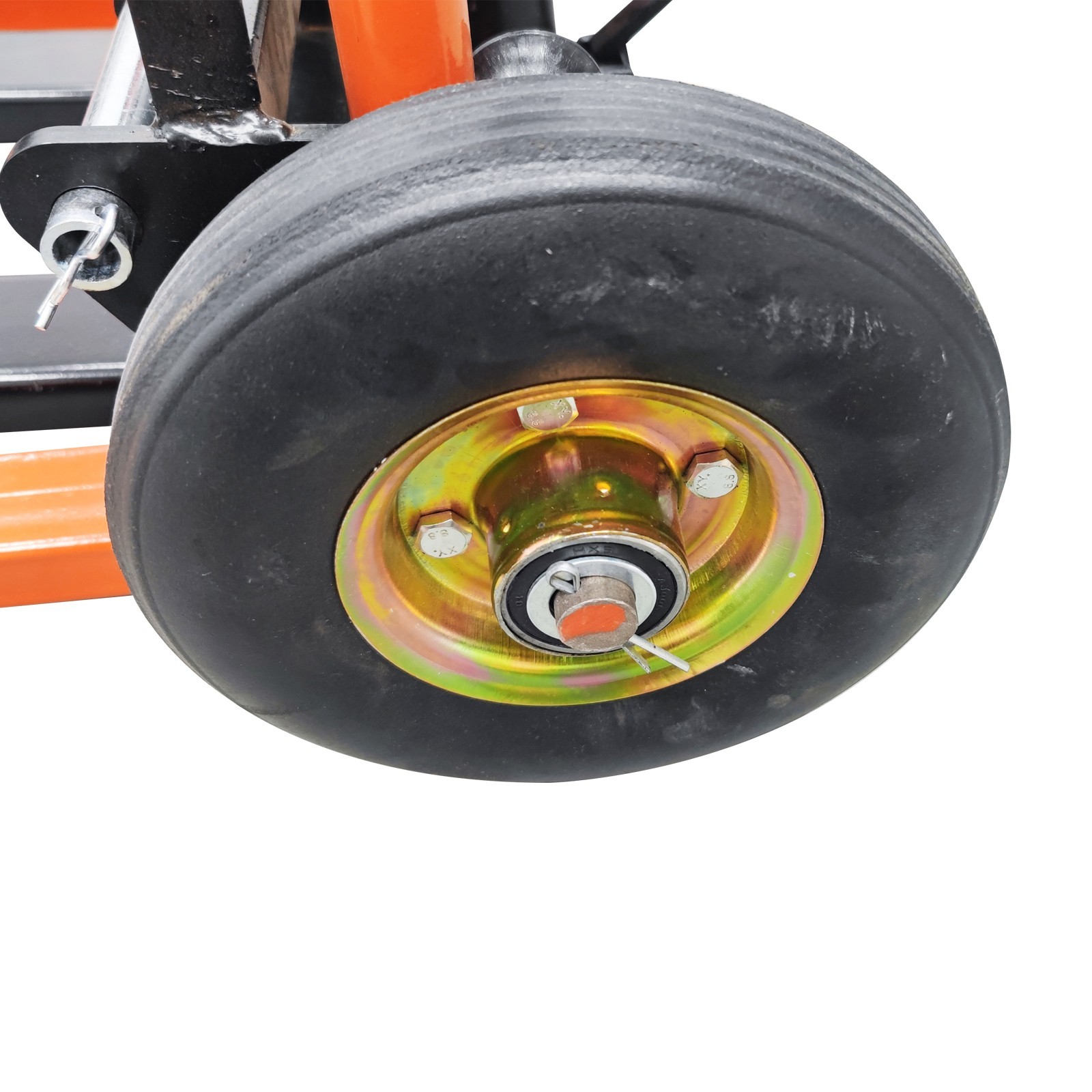 400Lb/200Kg Hand Forklift Truck Manual Push/Pull Winch Stacker Cargo Trolley