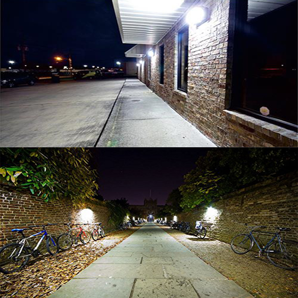 LED Wall Pack Light w/ Photocell 60W-120W Selectable 3CCT IP65 ETL DLC