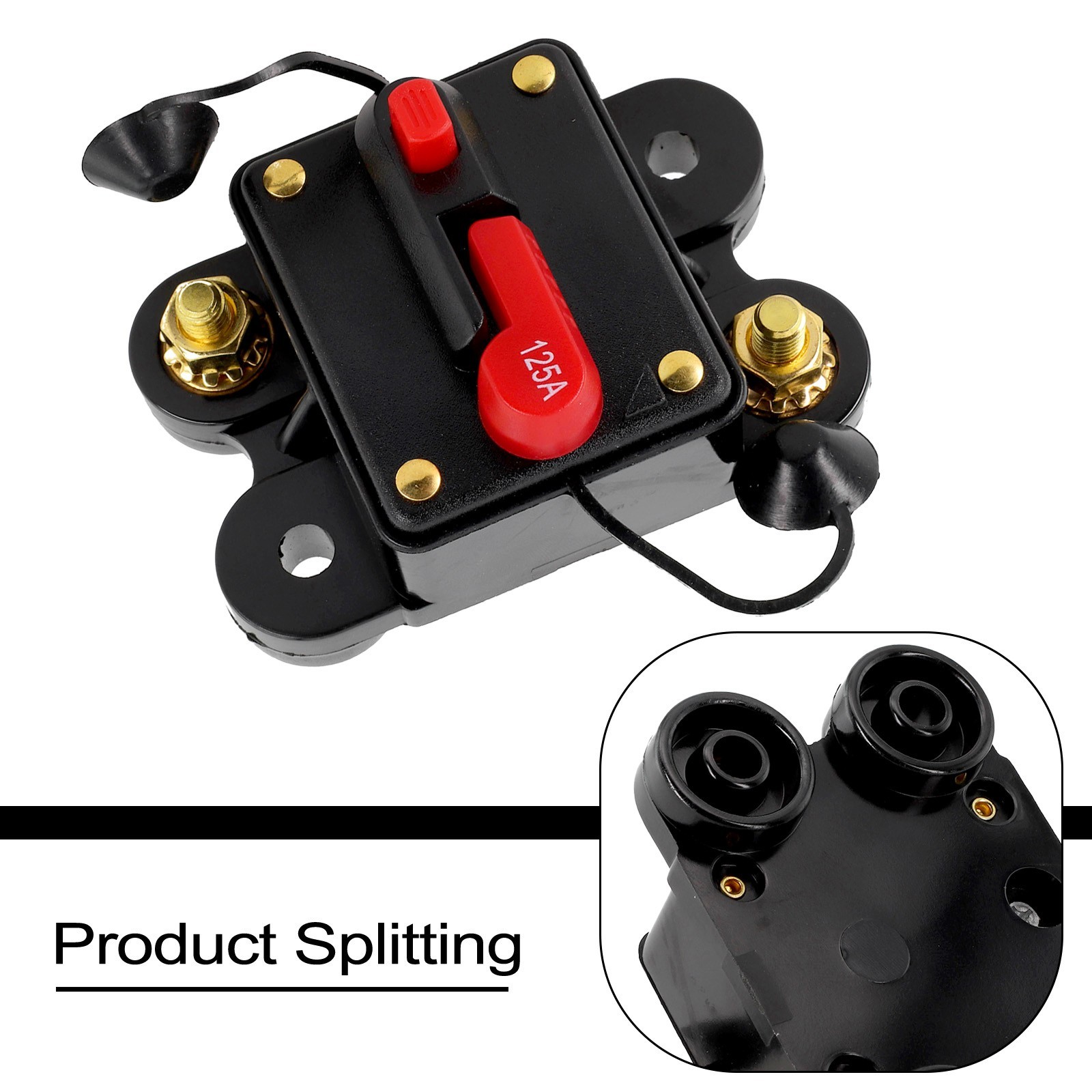 30-300A AMP Waterproof Car Circuit Breaker Fuse Reset 12V-48V DC Car Boat