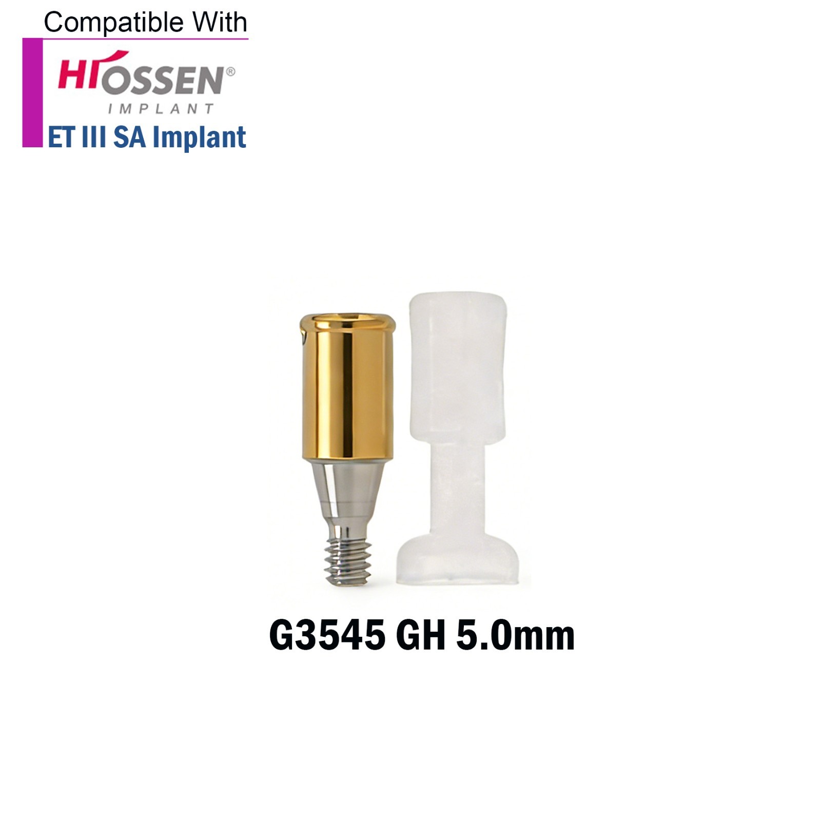 Dental Locator Abutment Anchor for HIOSSEN ET II/III SA Fixture M 3.5mm Platform