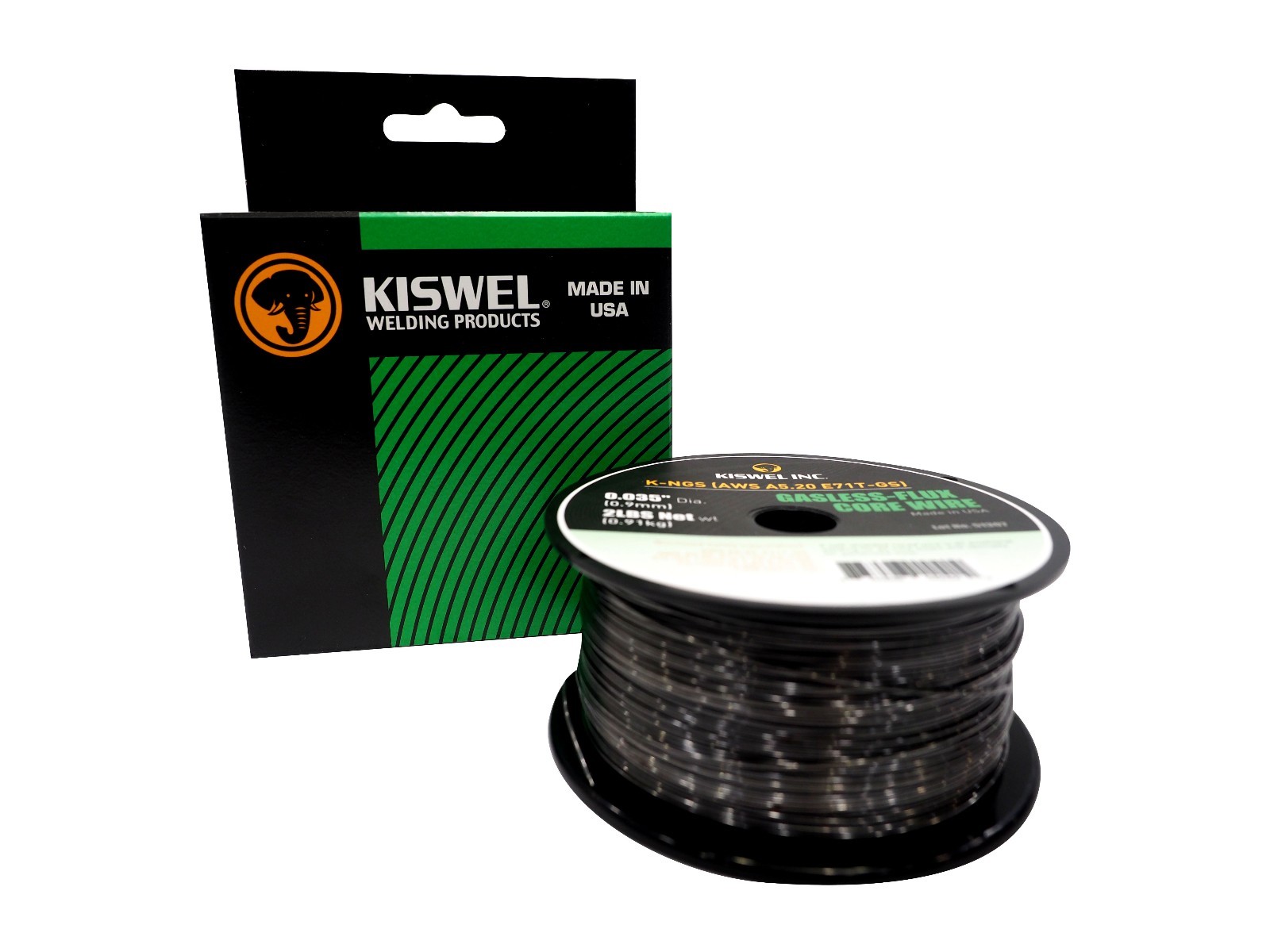 (Made In USA) K-NGS E71T-GS .035in. Dia 2lb Gasless-Flux Core Wire Welding Wire