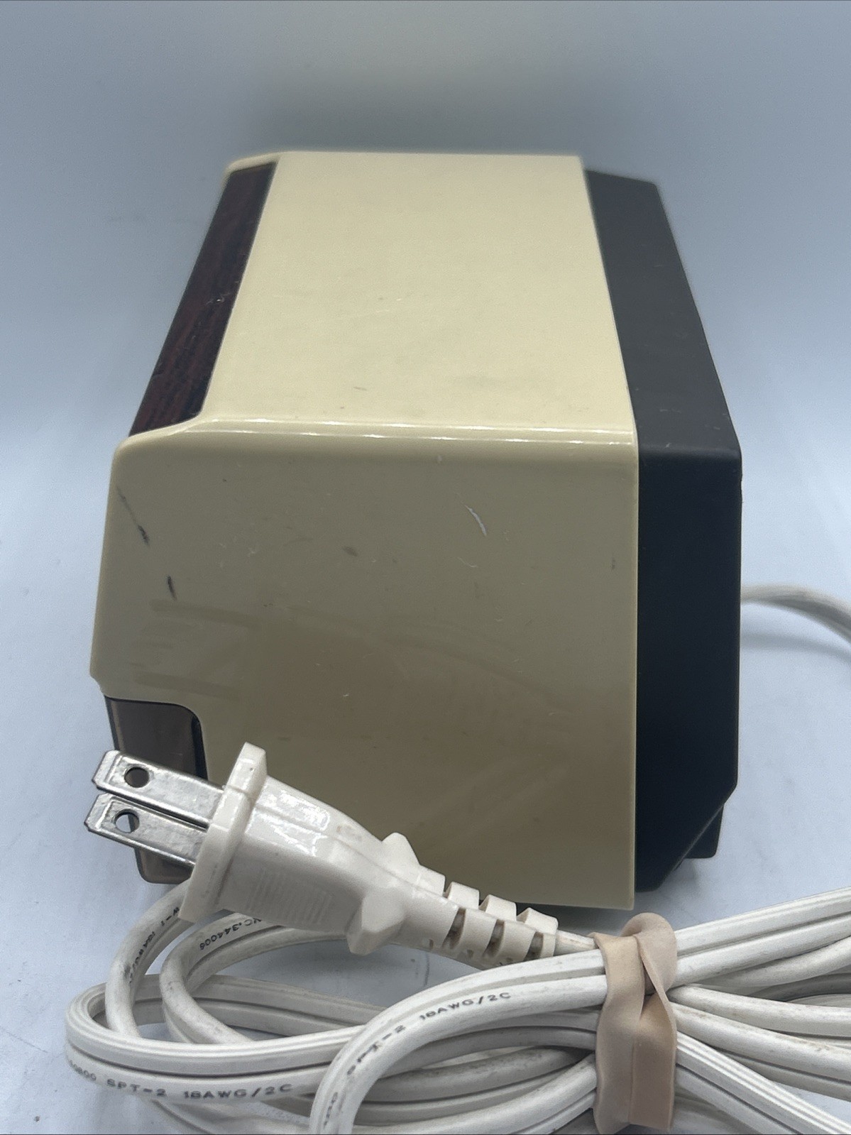 Vintage Panasonic Pencil Sharpener Auto Stop Electric Beige Model KP110 TESTED