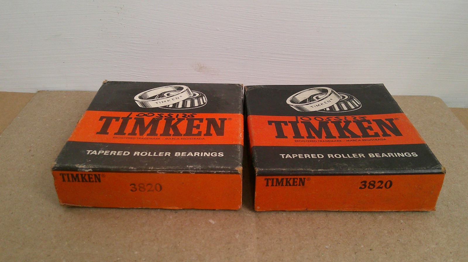 NEW TIMKEN 3820 CUP, TAPERED ROLLER BEARING, 2PC’S LOT.