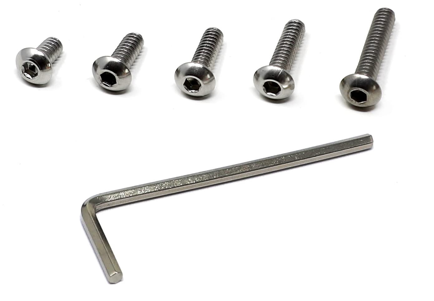 100 Pcs SAE #10-24 X 3/8″, 1/2″, 5/8″, 3/4″, 1″ UNC Threads Stainless Steel