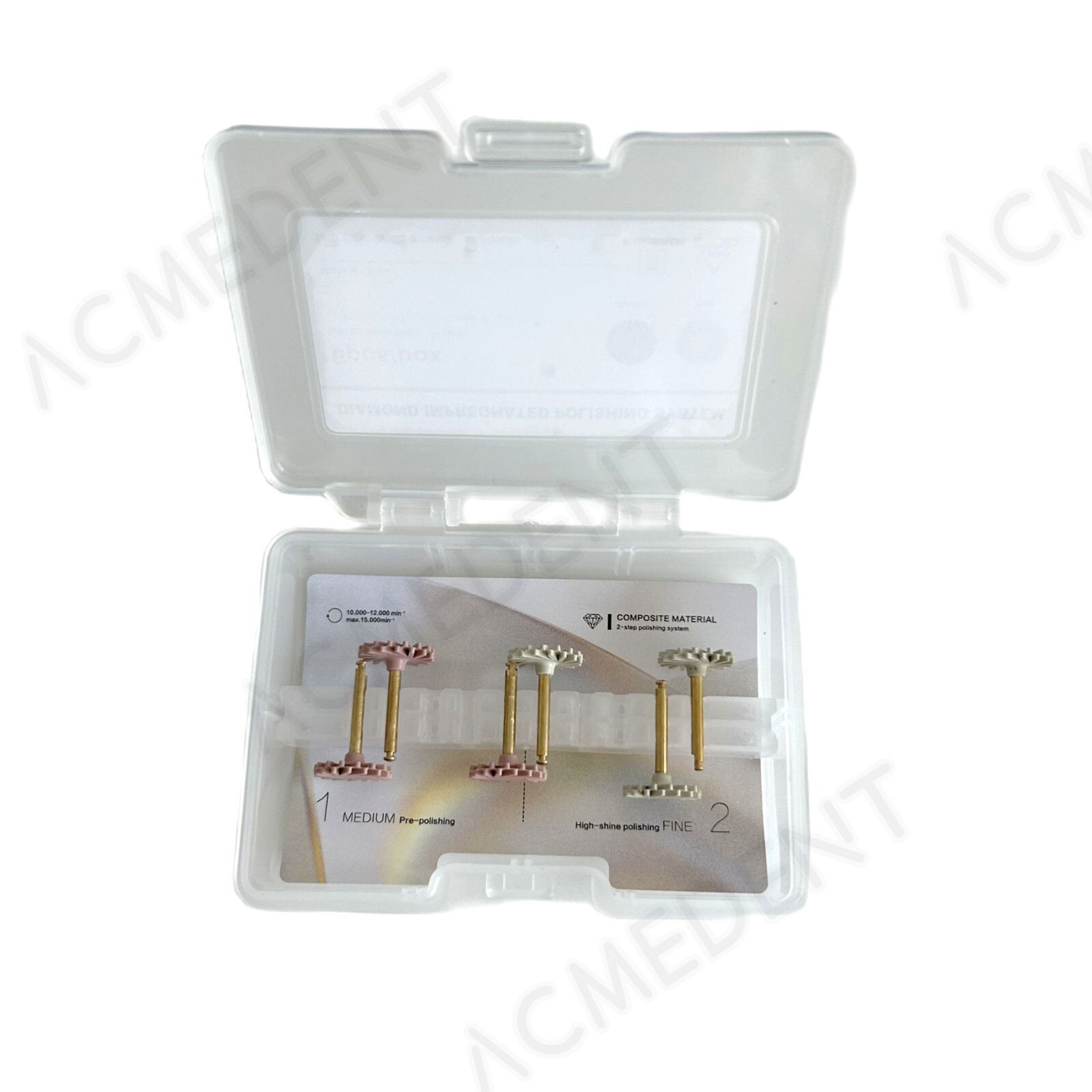 Dental Paste Impreganated Disc Composite Polishing Buff Snap Fits Twist EVE Type