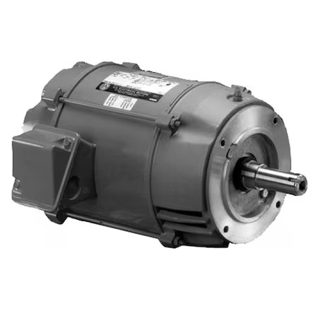 U.S. Motors D2e2acr Three-Phase Motor, 2 Hp, 145Tc Frame, 208V, 230V, 460V