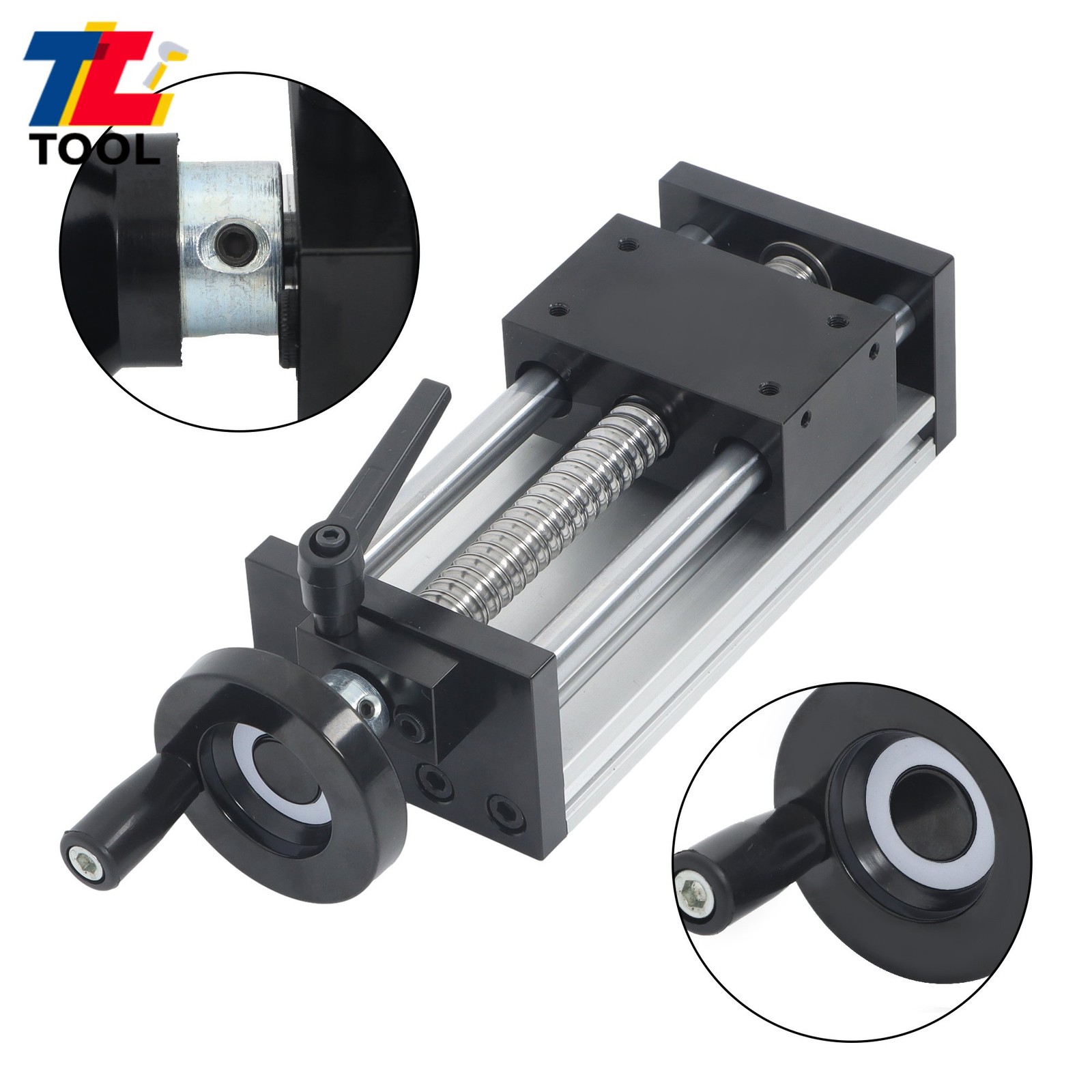 CNC 100mm Cross Slide Linear Rail Module Ballscrew SFU1605 Motion Stage
