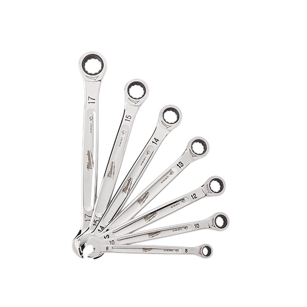 7pc Ratchet Combo Wrench Set – Metric