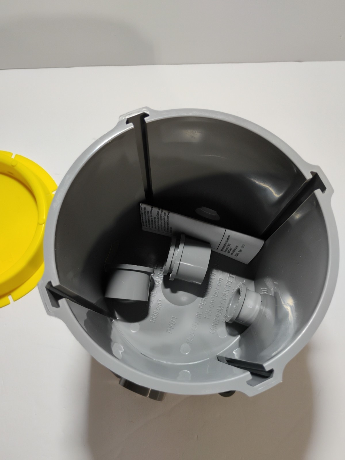 Hubbell Raco 5511 Round Concrete Floor Box Heavy Duty PVC For Poured Concrete