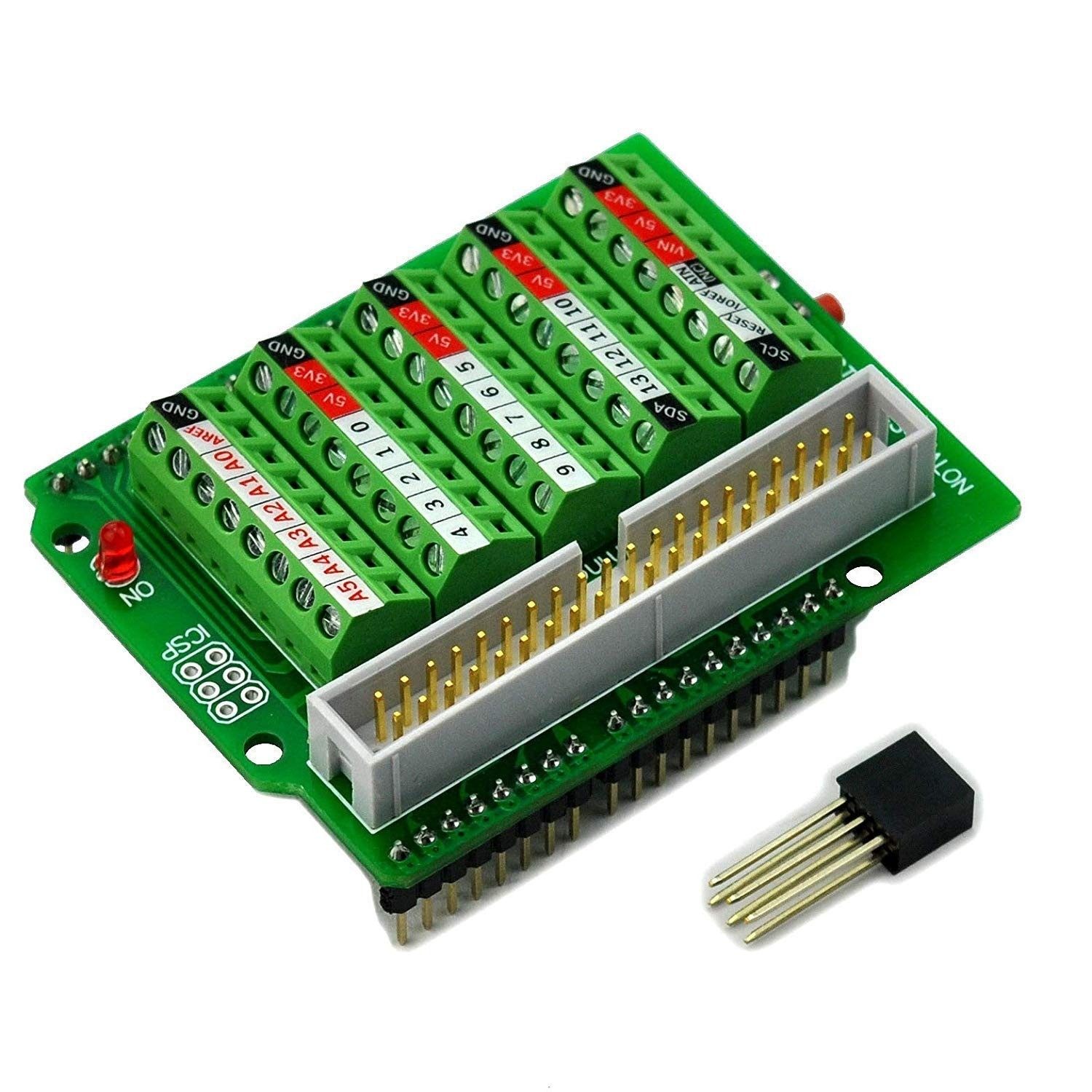 Arduino Screw Terminal Block Breakout Module, for Arduino UNO R3.