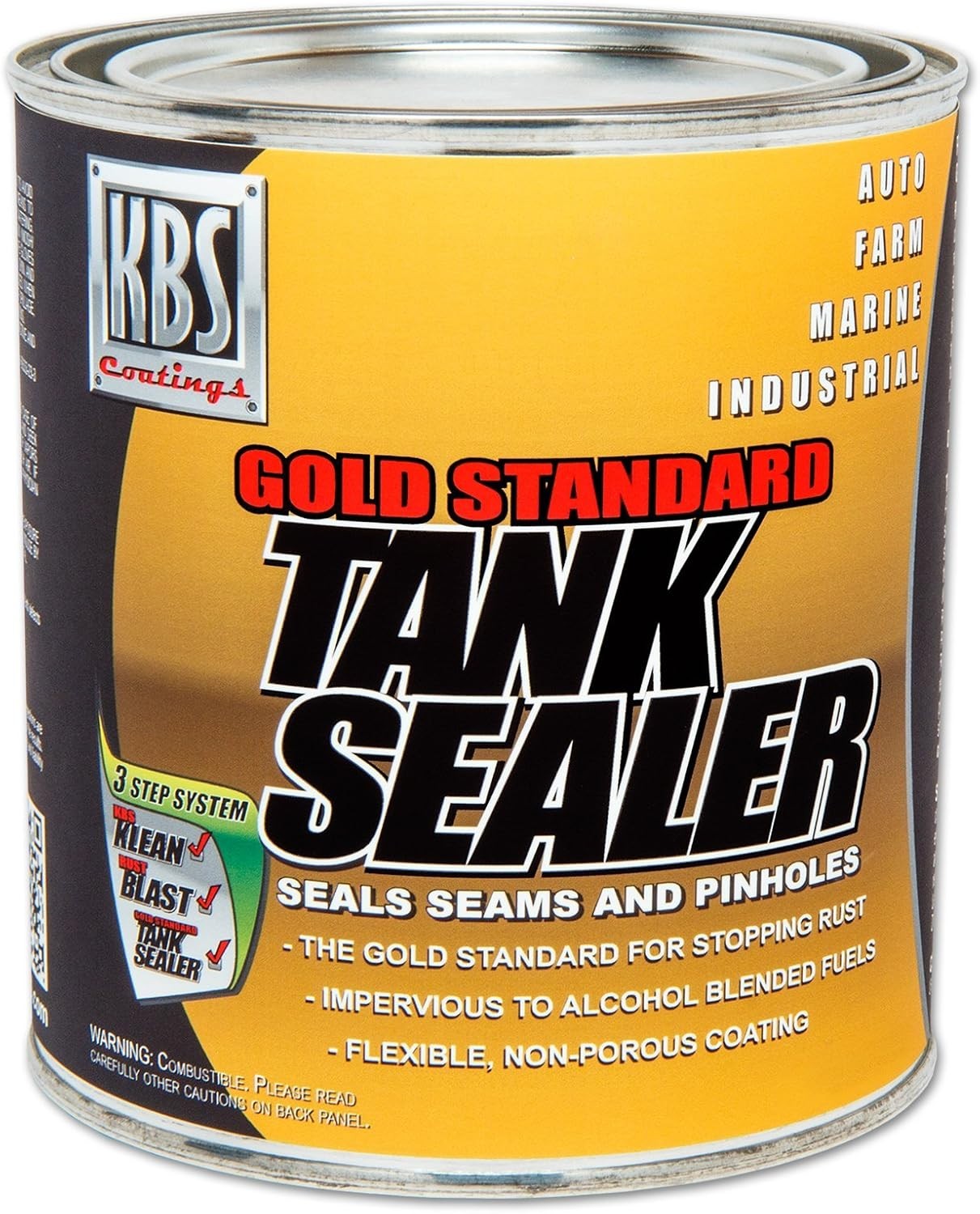Gold Standard Tank Sealer – Fuel Impervious Seal for Metal & Fiberglass Tanks