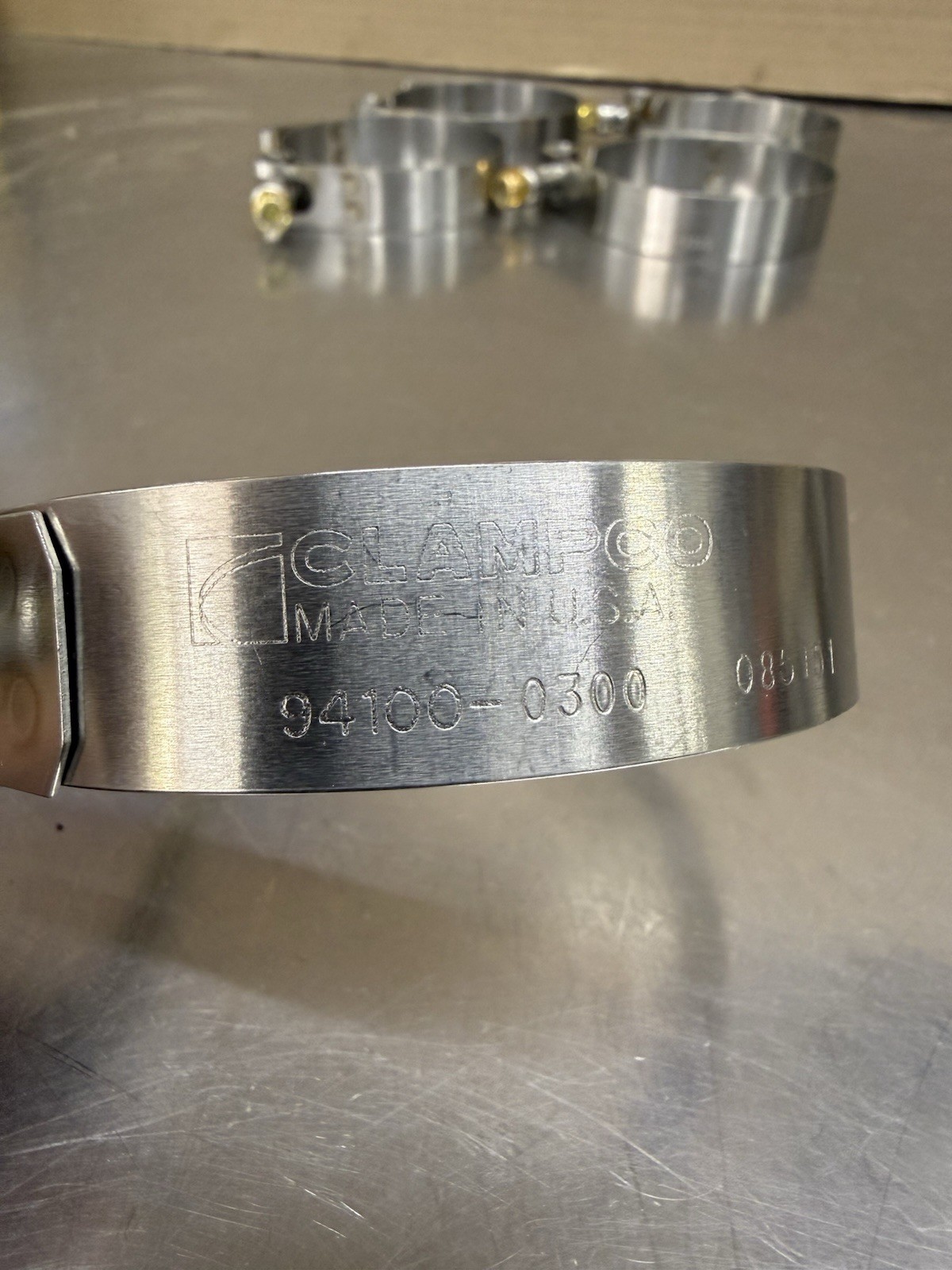 Lot of 5 Clampco 94100-0300 Band Clamp 3” 2.78” To 3.09” Range New Made In USA