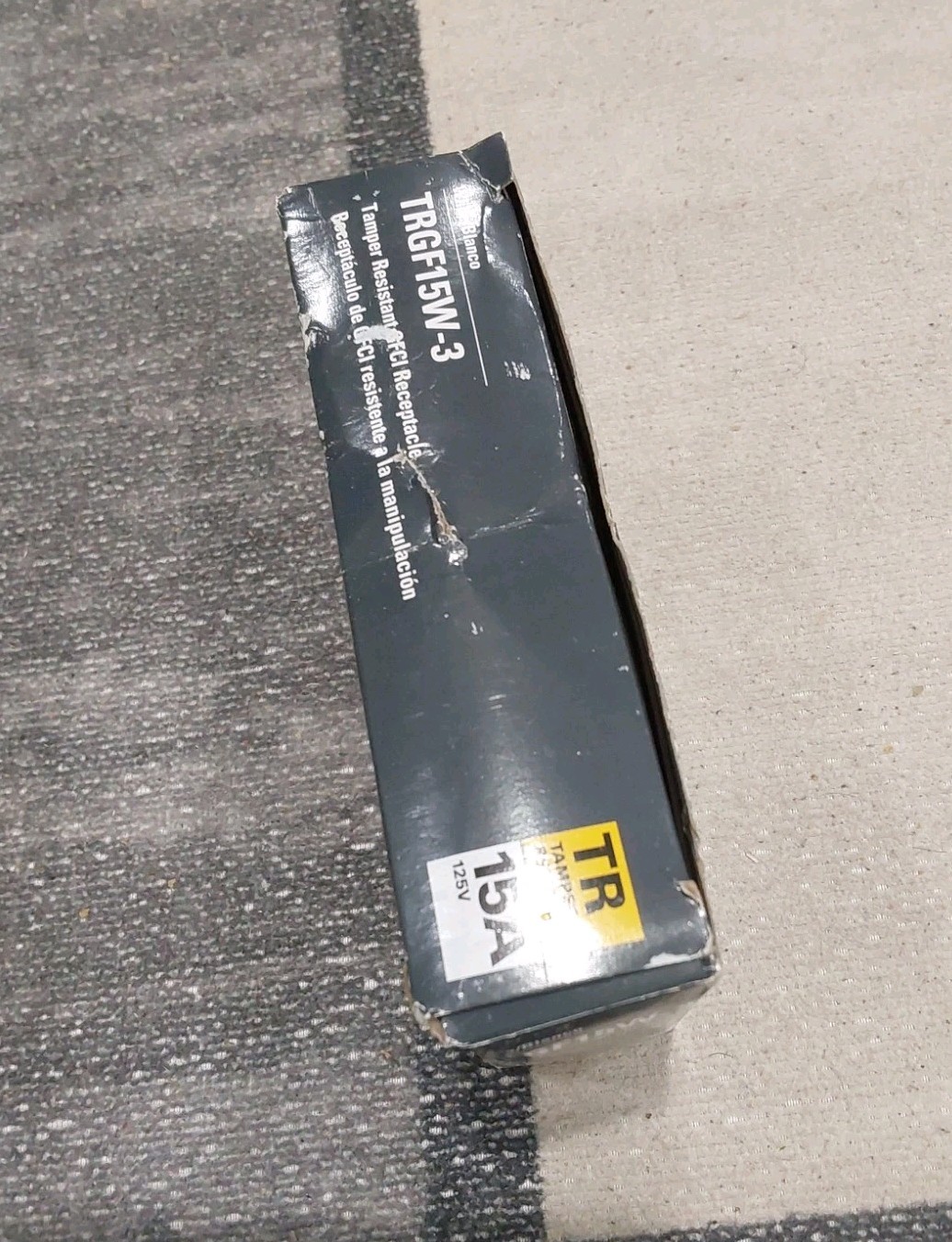 Eaton Tamper Resistant TRGF15W-3 15A/125V GFCI Recept 3-pack White F2***