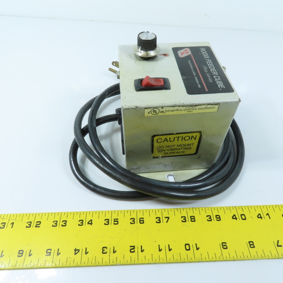 Rodix 121-880 FC-40 PLUS Vibratory Feeder Cube Plus Series Controller 120VAC 15A