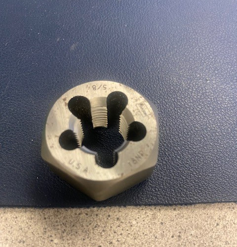 Value Collection 5/8-18 UNF High Speed Steel Round Adjustable Die
