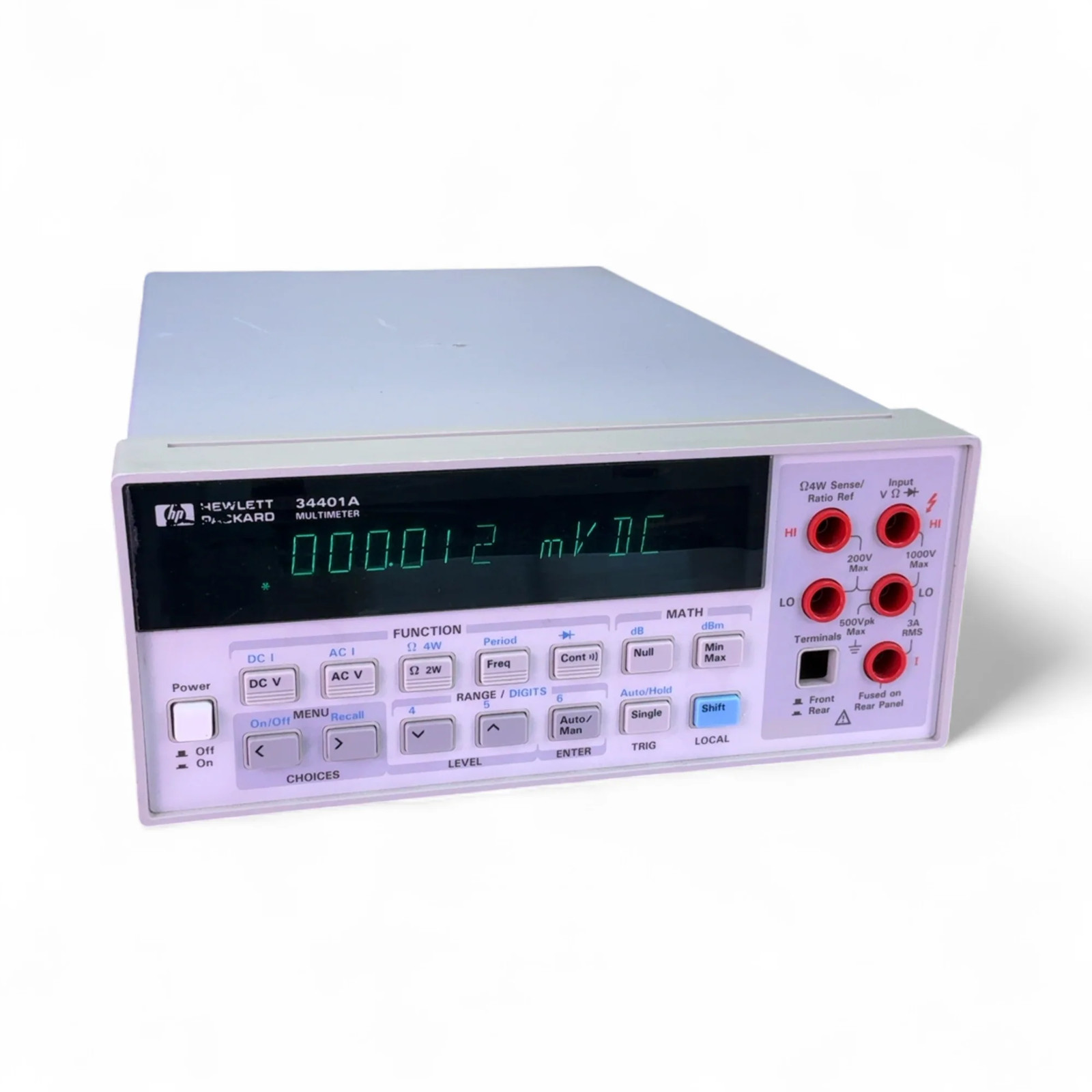 Hewlett Packard (HP) Digital Benchtop 1000V Multimeter 34401A Digital Multimeter