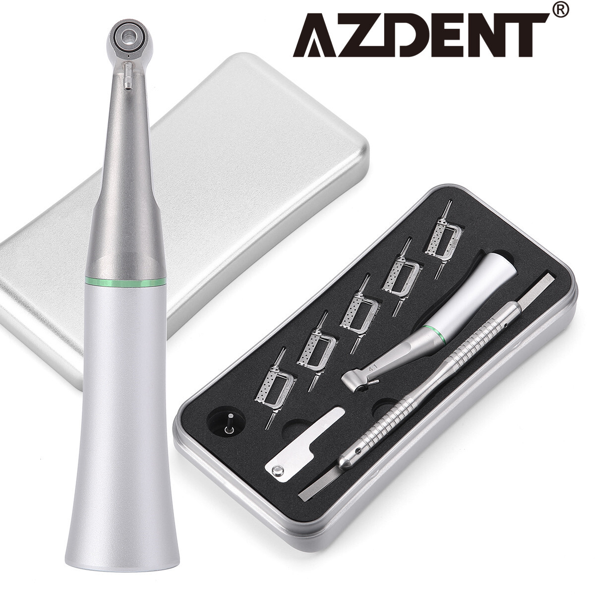 Dental 4:1 Reduction Contra Angle Handpiece / 4:1 Interproximal Strips IPR Sets