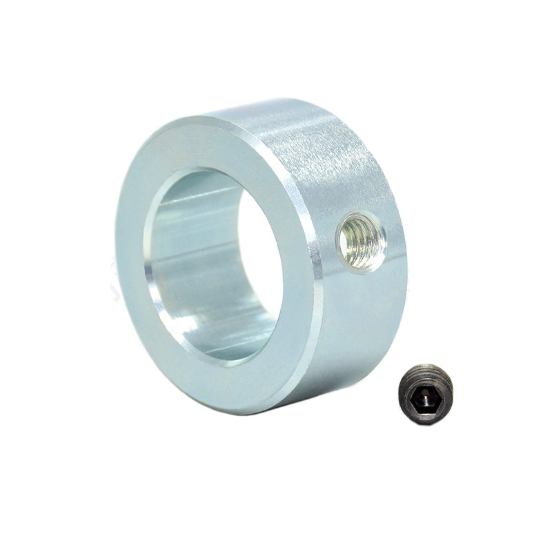 Shaft Collar SOLID Steel Metric Clamp Collars Zinc Plated 3-75mm With Set Screws