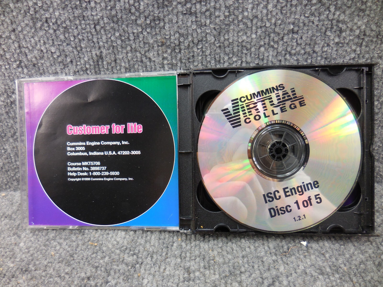 OEM Factory Cummins Virtual College ISC Engine CD ROM 3898737