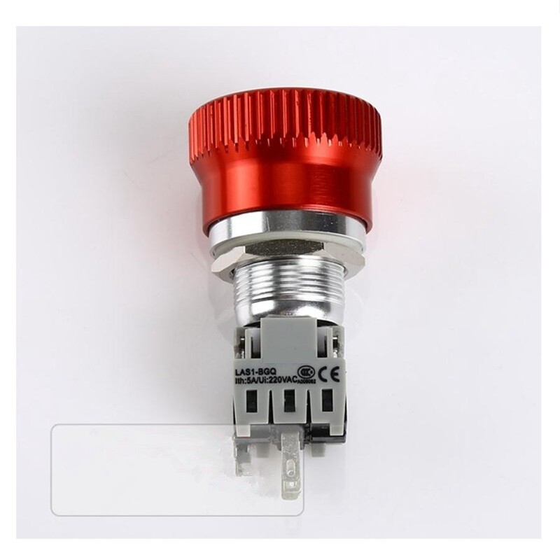 19mm Metal Aluminium Alloy Emergency Stop Push Button Switch (LAS1-BGQ) CE,ROHS