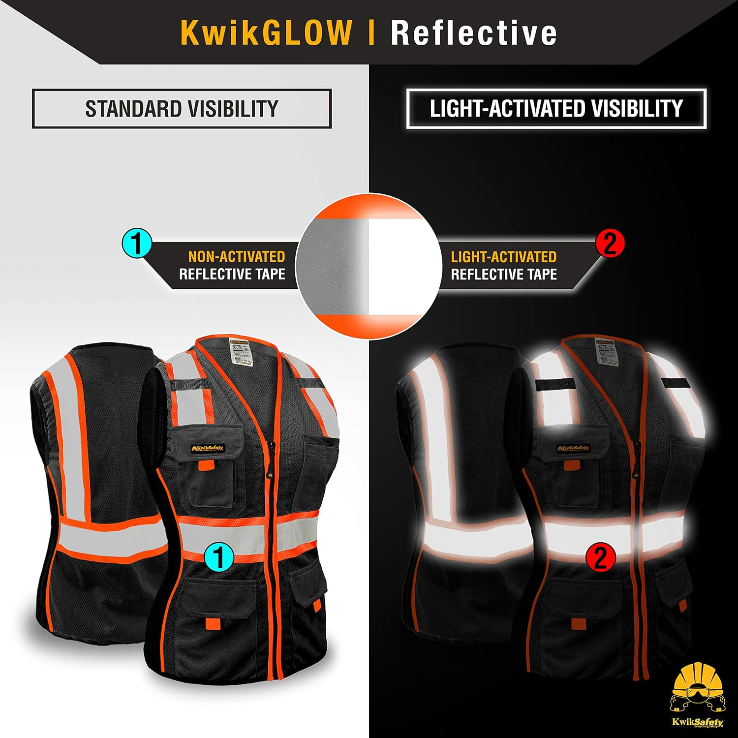 Multi-Color Safety Vest for Women ANSI Class Unrated Hi Vis Vest
