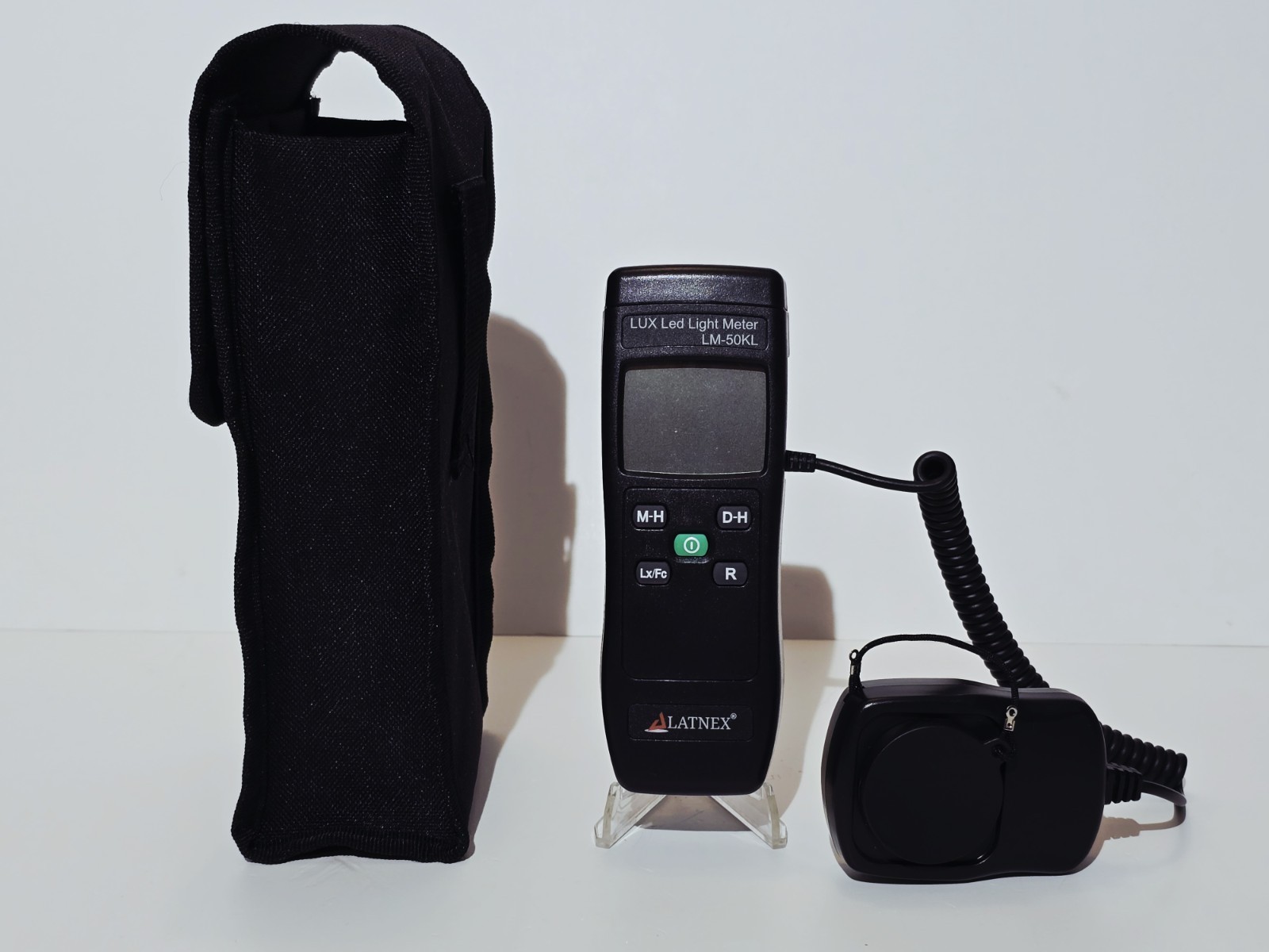 LATNEX Light Meter LM-50KL Measures Lux/Fc LED Fluorescent Industrial Household