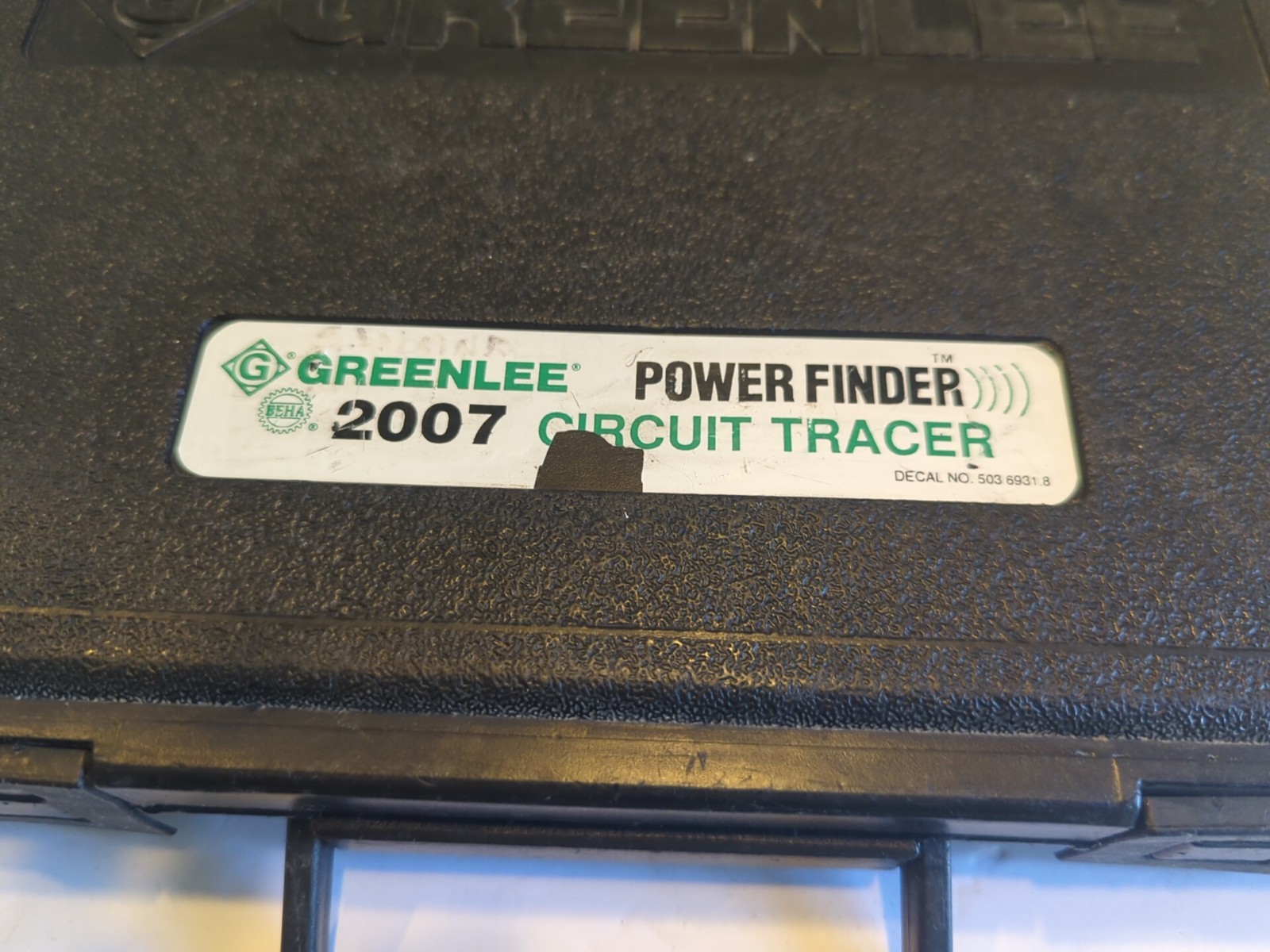 GREENLEE 2007 POWER FINDER Circuit Tracer “Good Condition, Normal Wear”