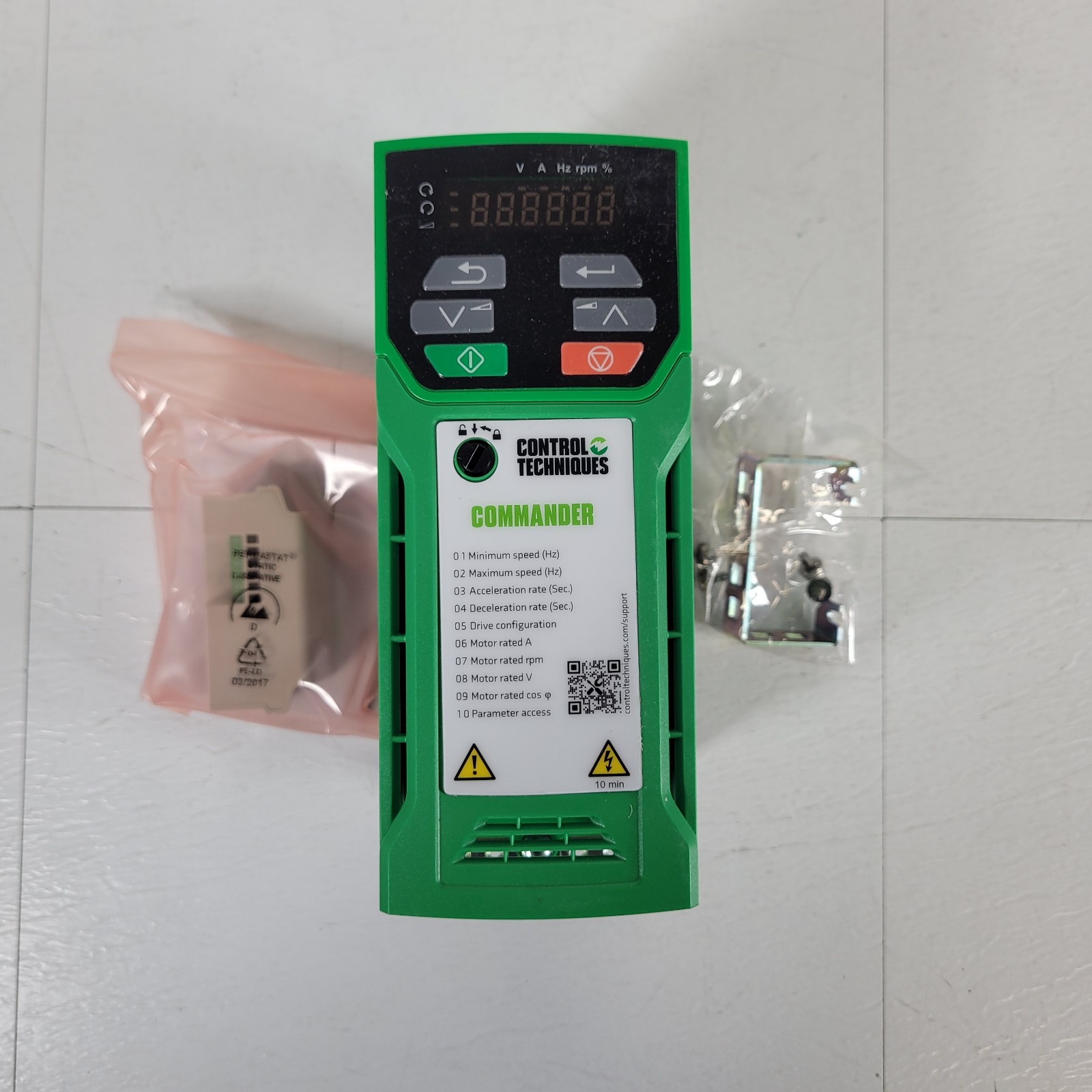 Nidec Commander C 1.1 kW C300-021 00056 A101 00 AB100 Control FRITSCH 86.4506.00