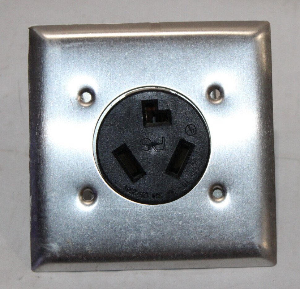 Pass & Seymour 30amp Range Receptacle AL-CU (75 Degree C) for Dryer