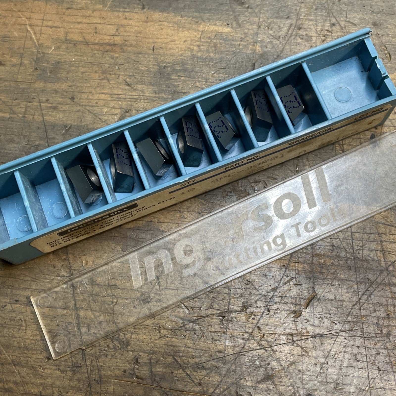 Ingersoll SPE 33R01 Grade 227 Carbide Milling Inserts (box of 7 inserts)