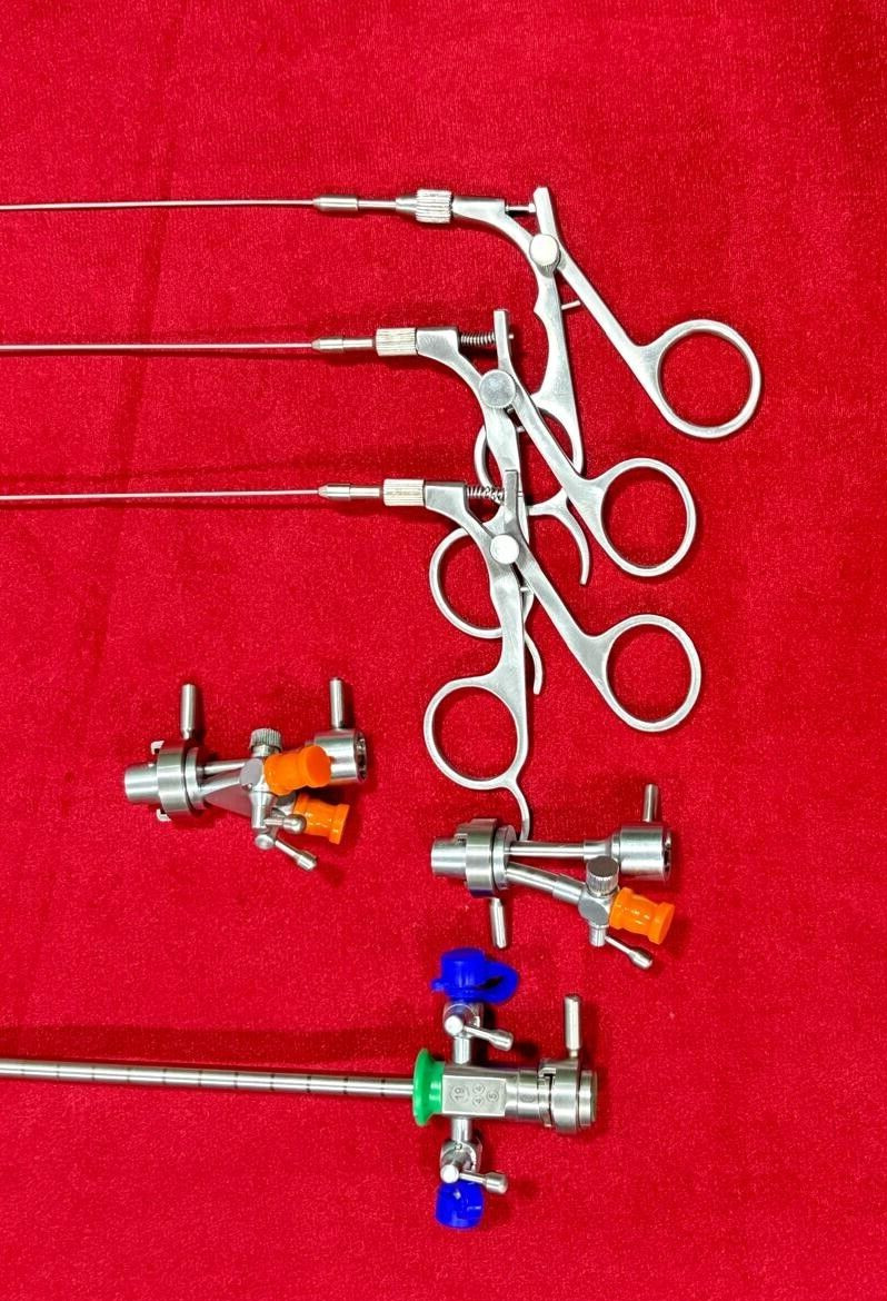 Hysteroscopy Cystoscopy Surgery Set 19FR with Semi Rigid Graspers 5FR Reusable