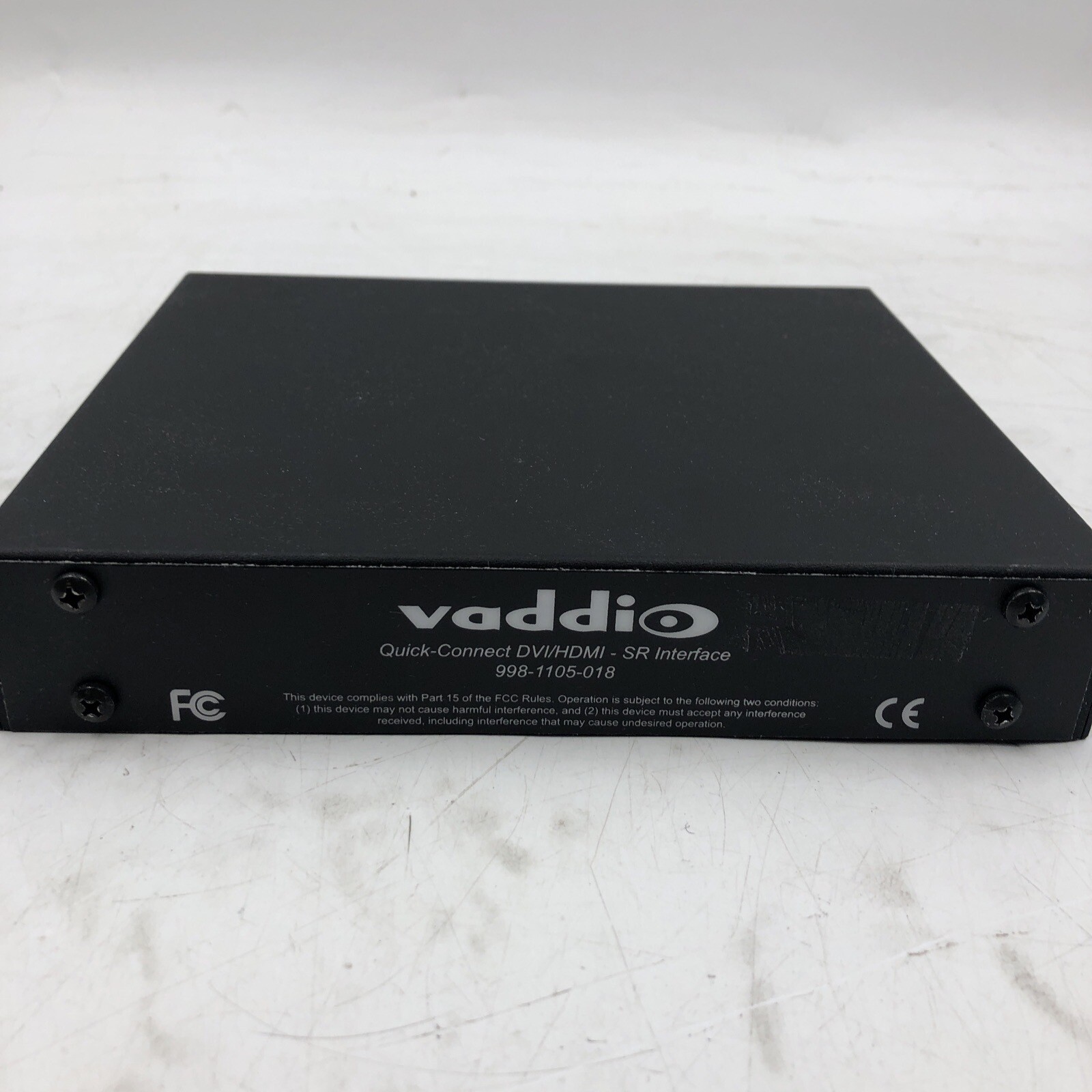 Vaddio Quick-Connect DVI/HDMI-SR Interface POWER TESTED READ
