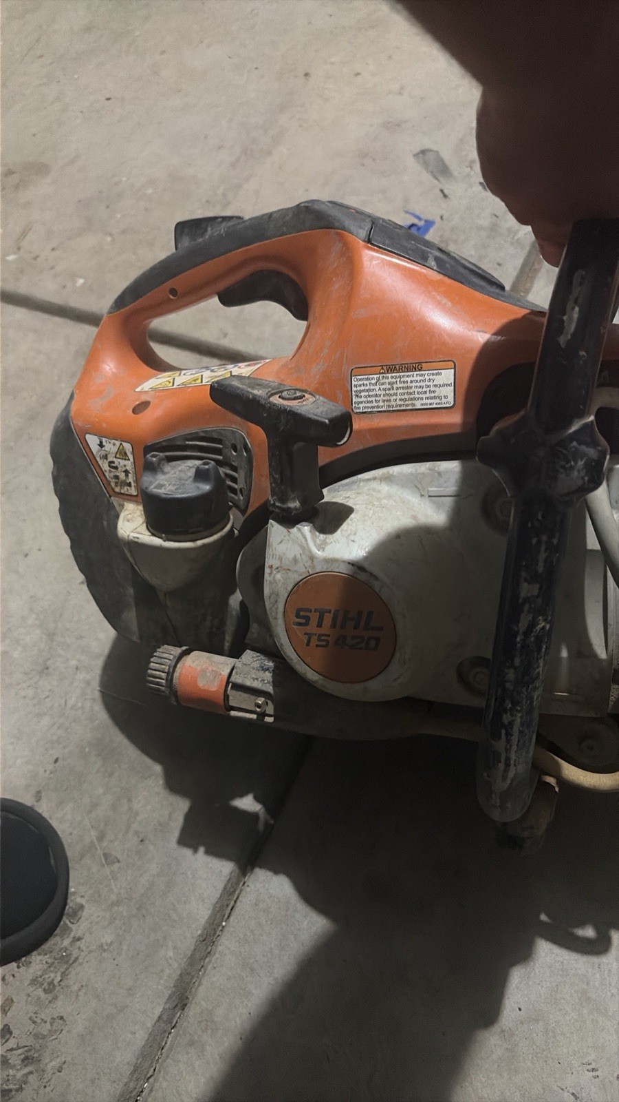 STIHL TS420 14 inch Gas Handheld – Cut-Off – Orange