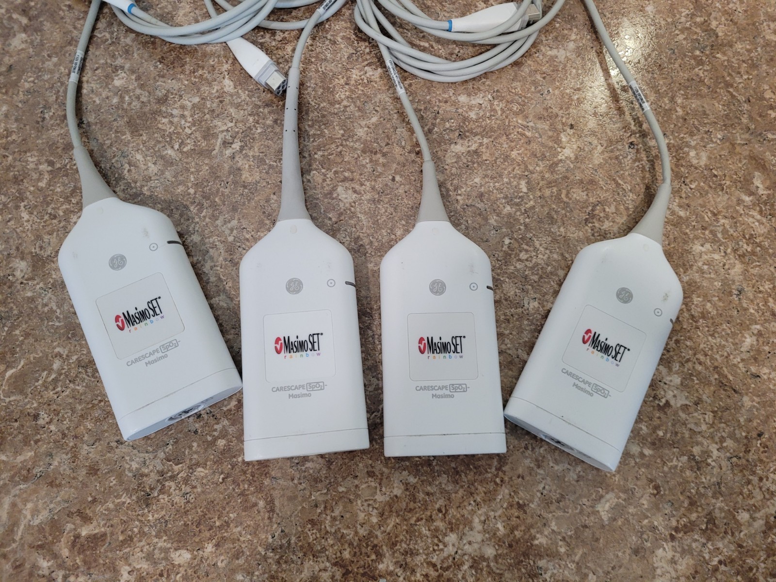 Lot of 4 GE CARESCAPE MASIMO SET RAINBOW PULSE MONITOR 4184