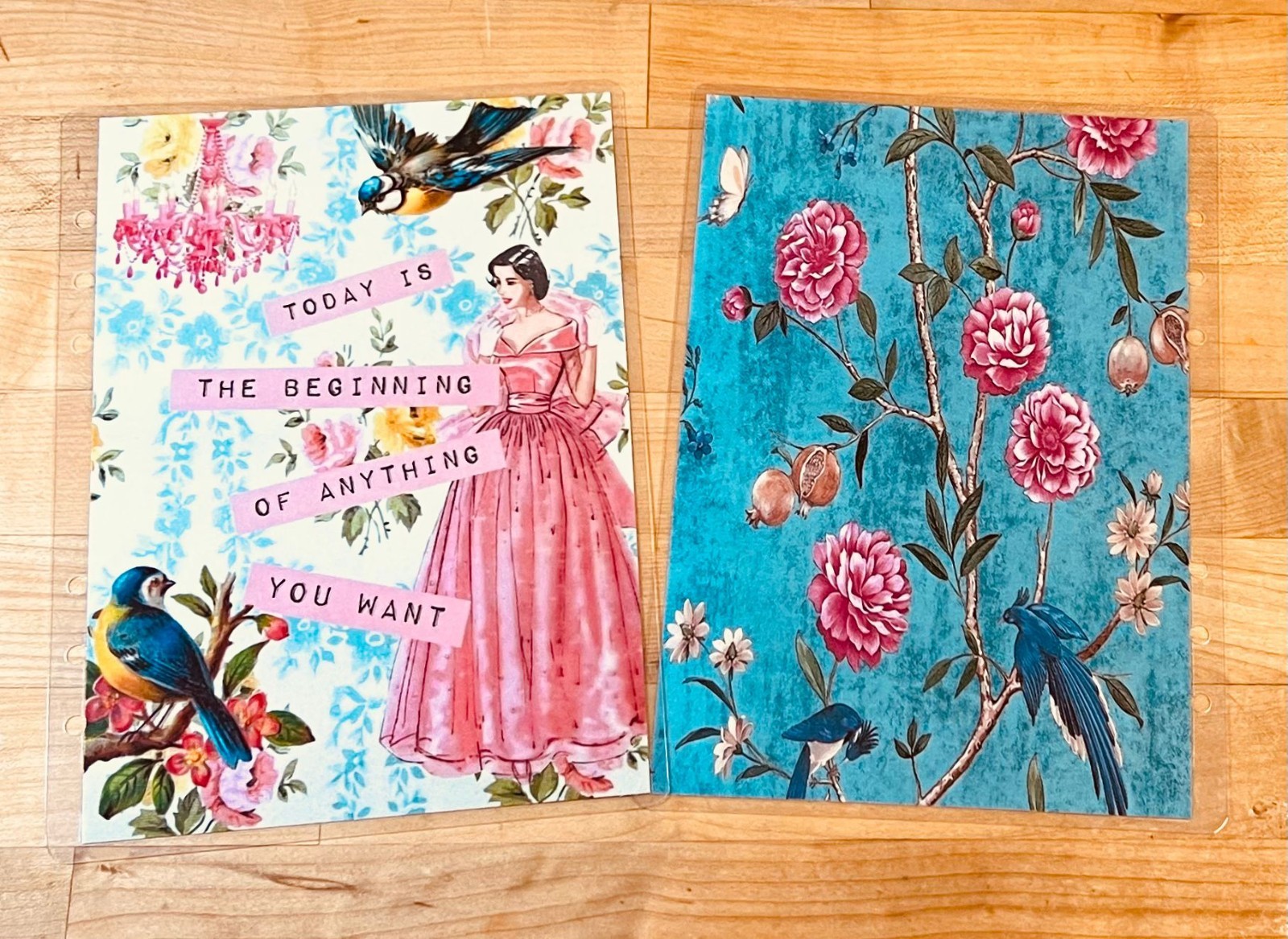 *Today is Beginning..» Cover Set for use w/ Erin Condren A5 Ring Agenda Binder~