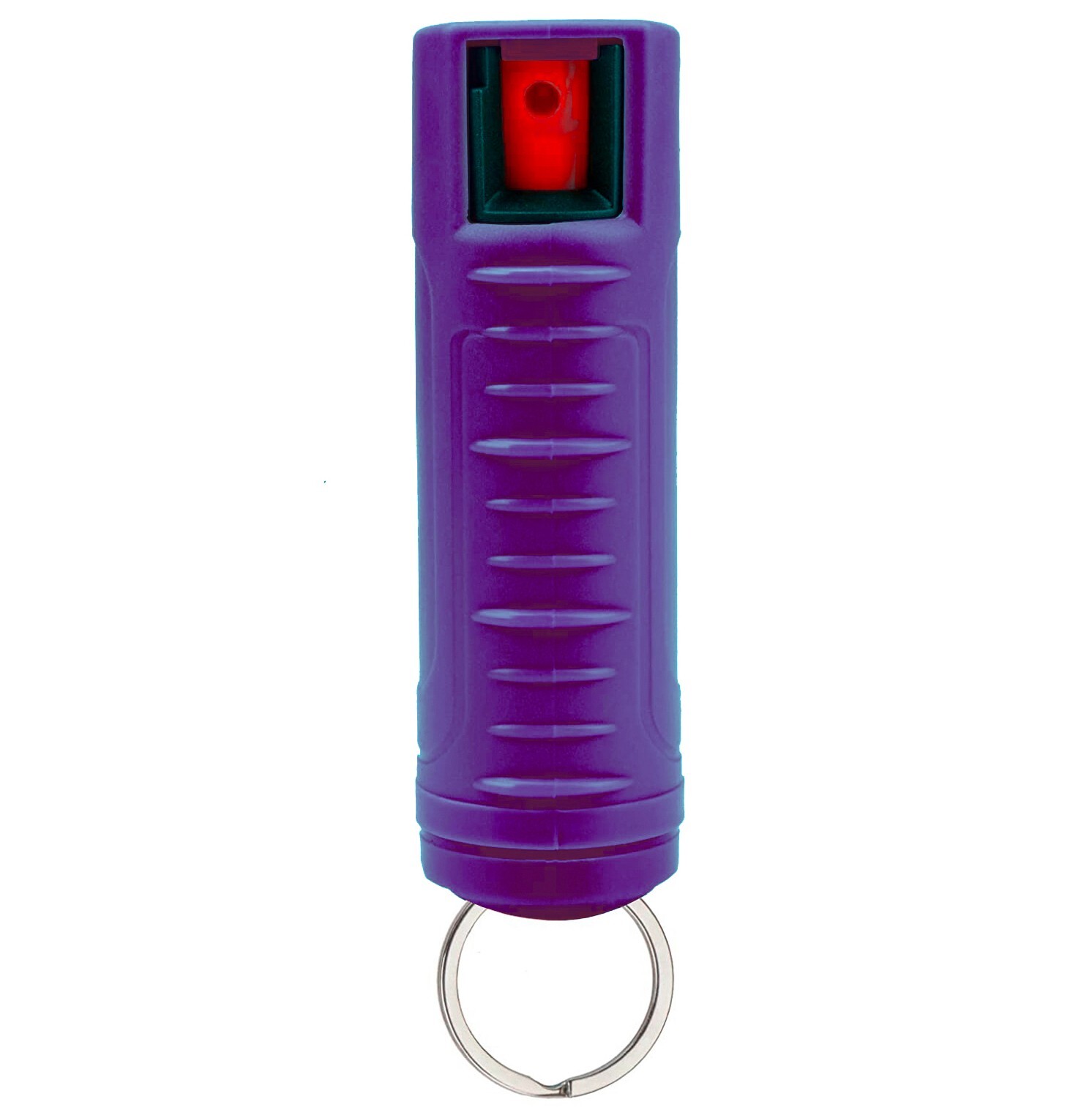 BURN PEPPER SPRAY Maximum Strength Self Defense Security Keychain Purpe 2 Pack