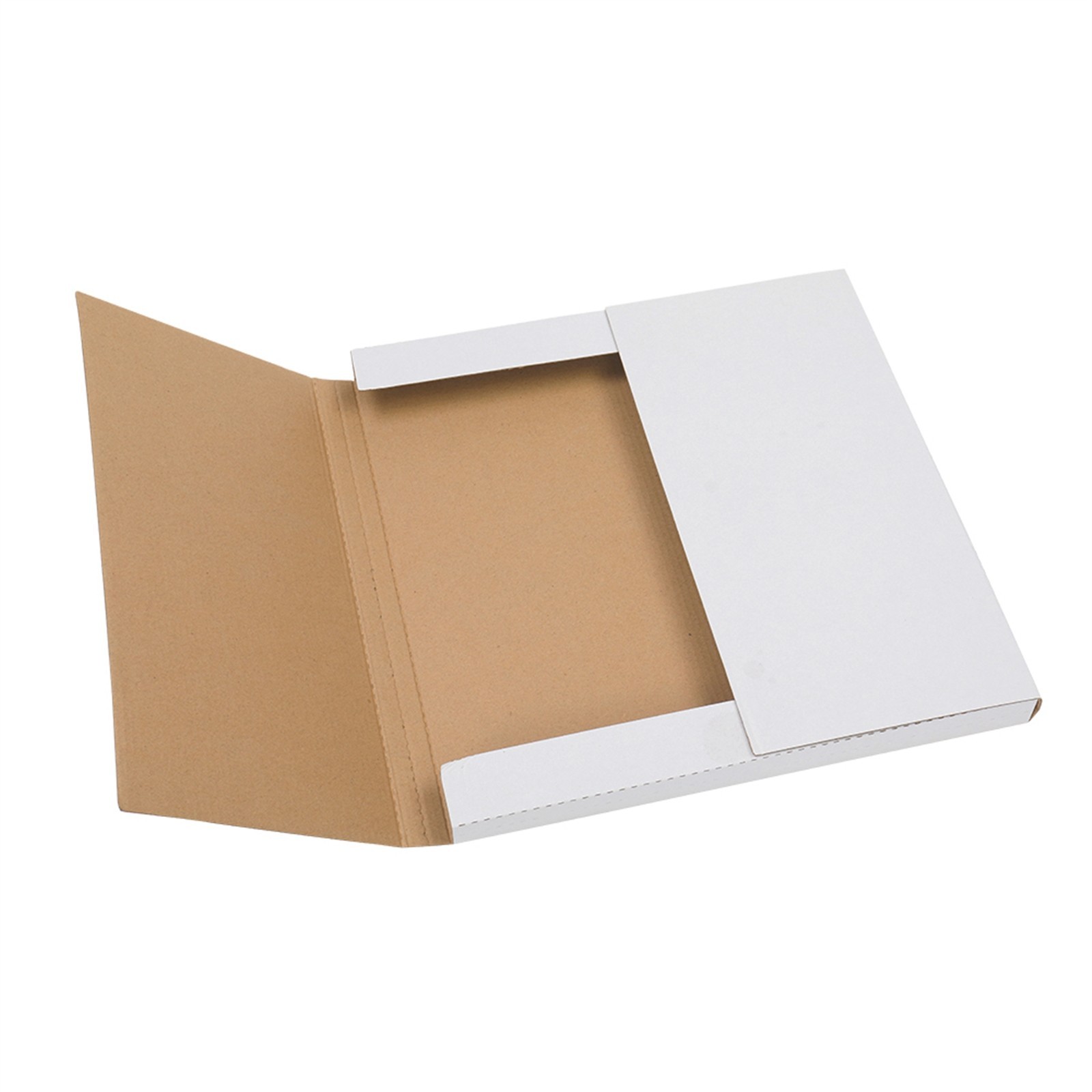 25PCS Vinyl Record Shipping Boxes 12.5″ Album Mailers Cardboard Packaging White