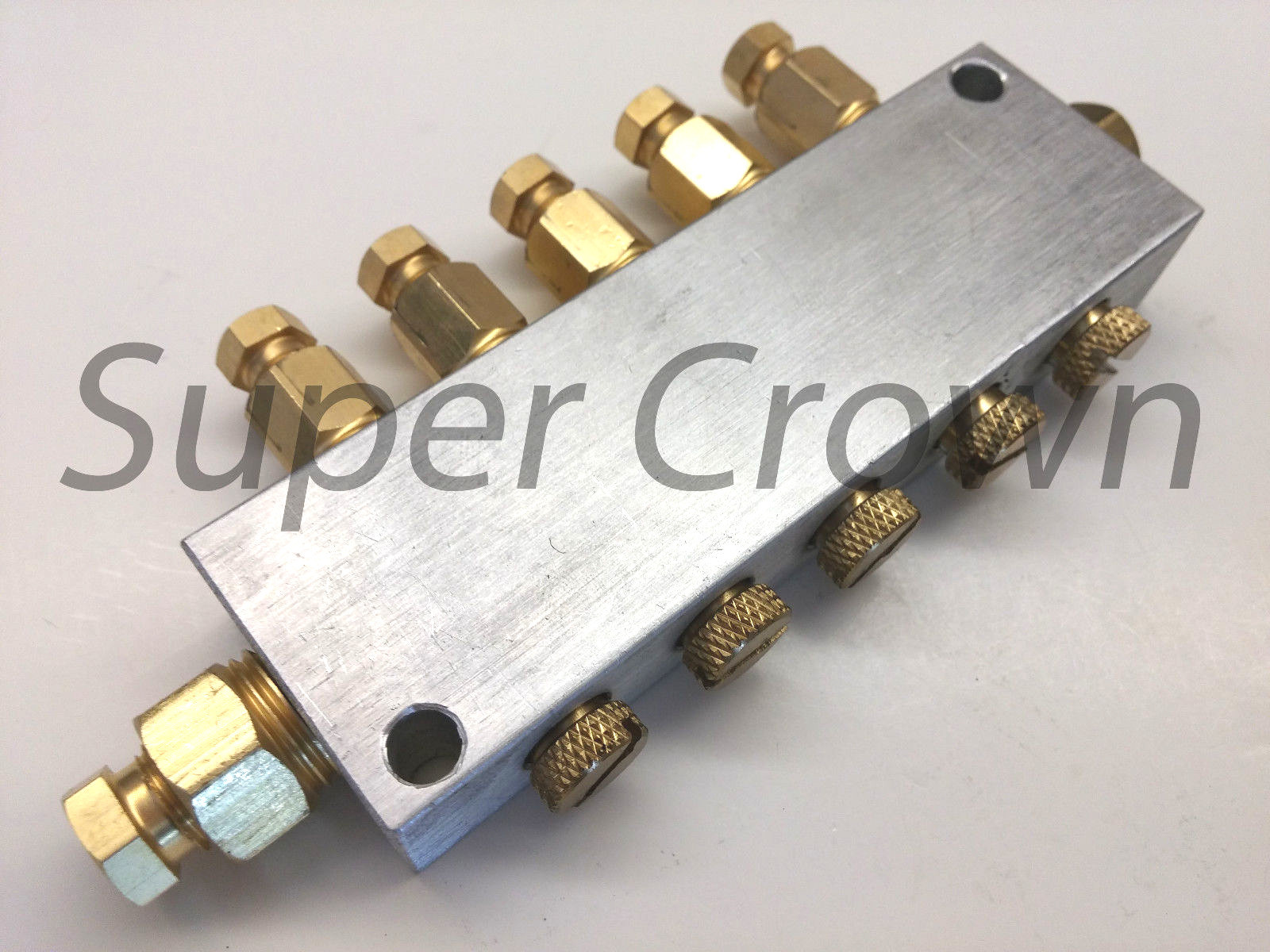 Adjustable Aluminum Lube Oil Joint Manifold Seat Bijur Grinder Showa CNC7 8 10 1