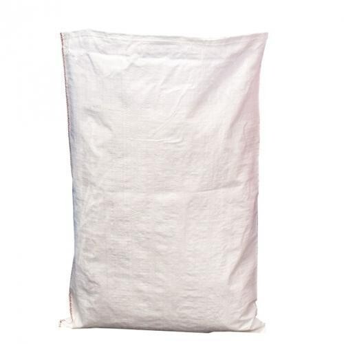 Heavy Duty Sandbag, Poly Woven Garbage Bag, White Non-Printed, 22″ X 36″
