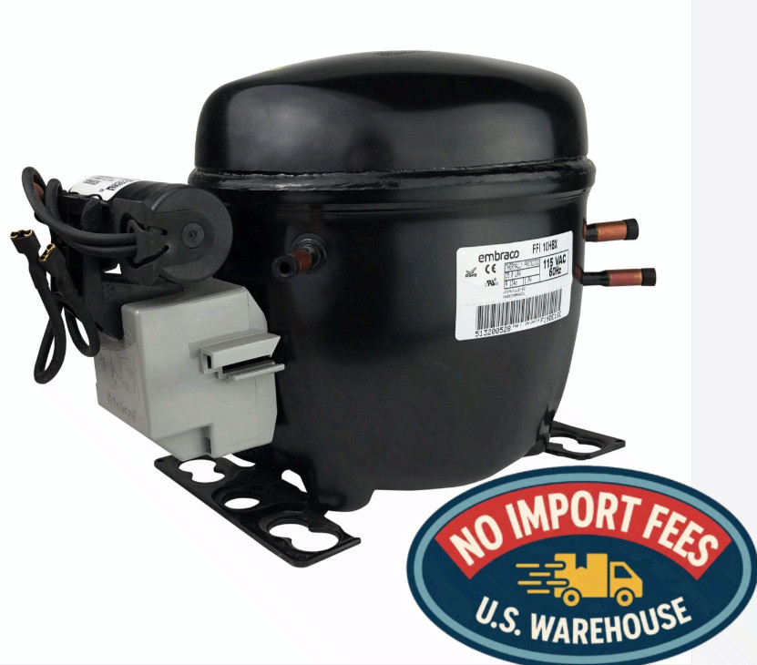 Embraco FFI10HBX Refrigeration Compressor R134A Replacement Fridge Part