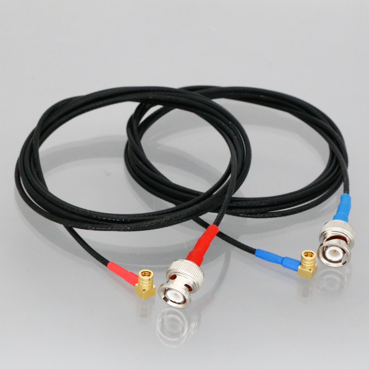 Dual RG316 Cable BNC 3~12M For GE Panametrics AquaTrans AT600 Fixed Flow Meters